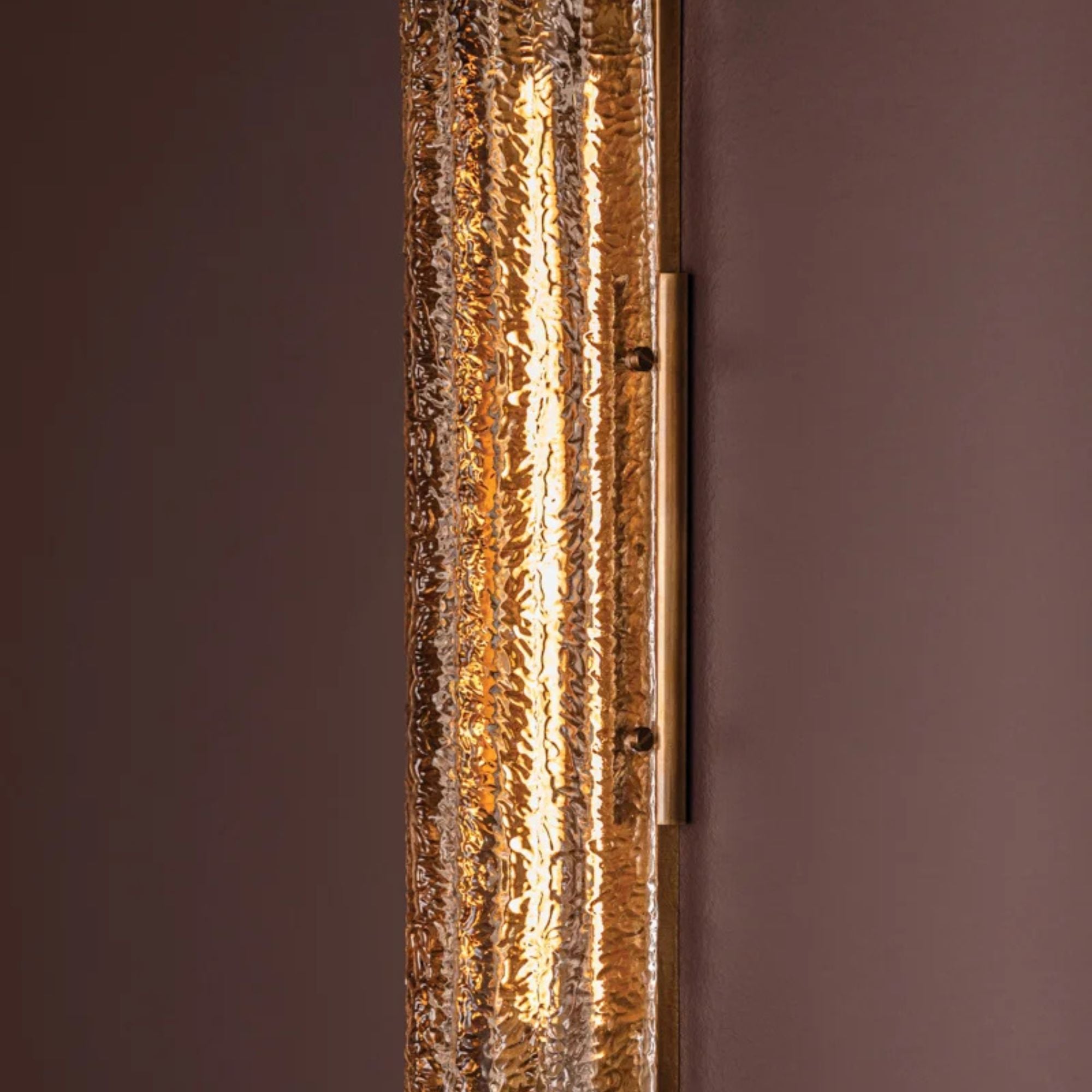 Carnelian 24" LED Wall Sconce, Vintage Brass Finish