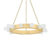 Corbett Lighting - Citrine LED Chandelier vintage brass Finish | Bees Lighting