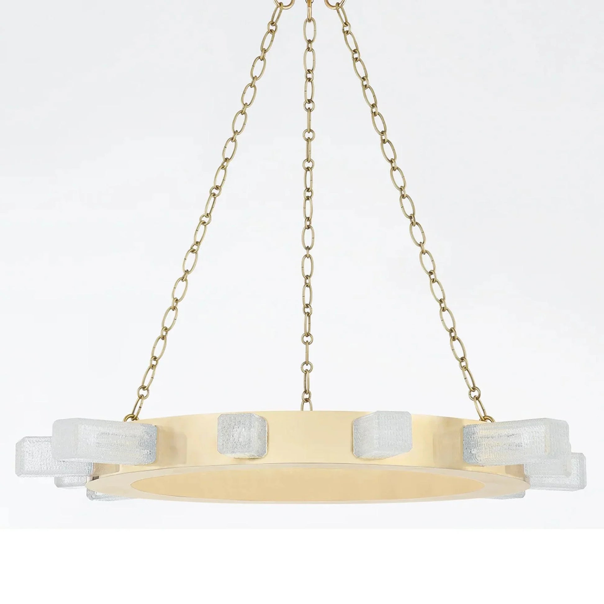 Corbett Lighting - Citrine 36" LED Chandelier, Vintage Brass Finish | Bees Lighting