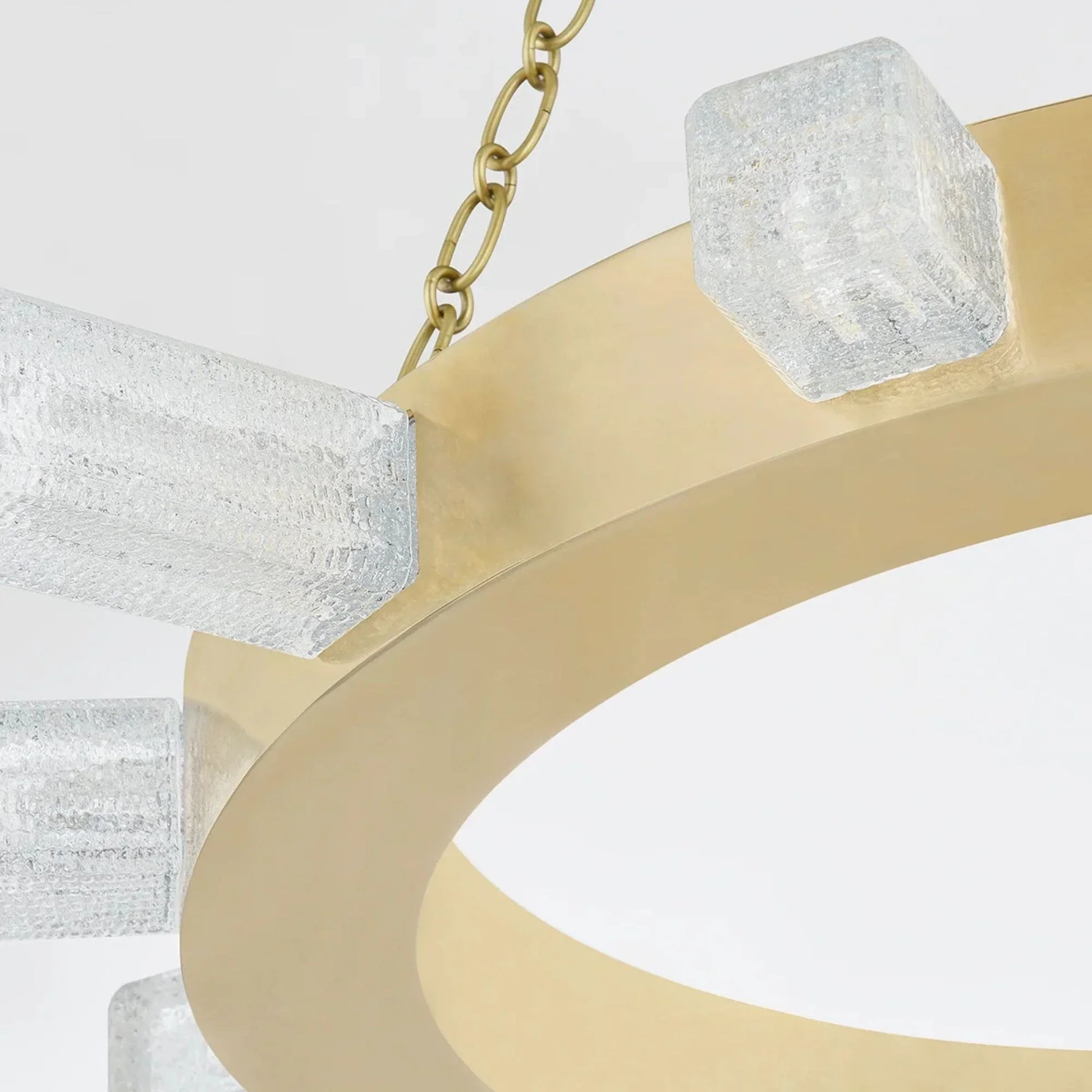 Corbett Lighting - Citrine 36" LED Chandelier, Vintage Brass Finish | Bees Lighting