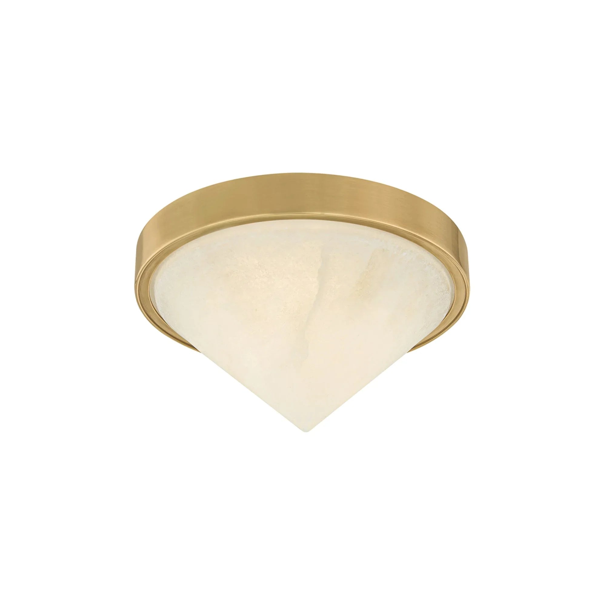 Corbett Lighting - Colmar 6" LED Flush Mount, Vintage Brass Finish | Bees Lighting