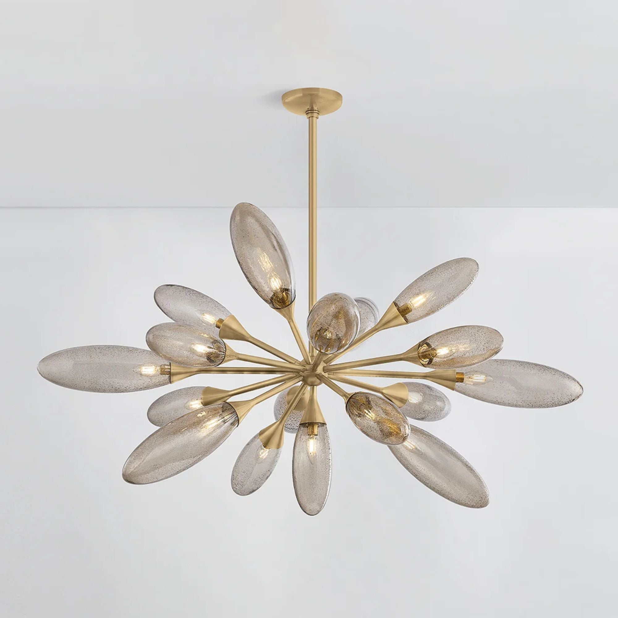 Cordoba 52" 17-Light Chandelier, Vintage Brass Finish