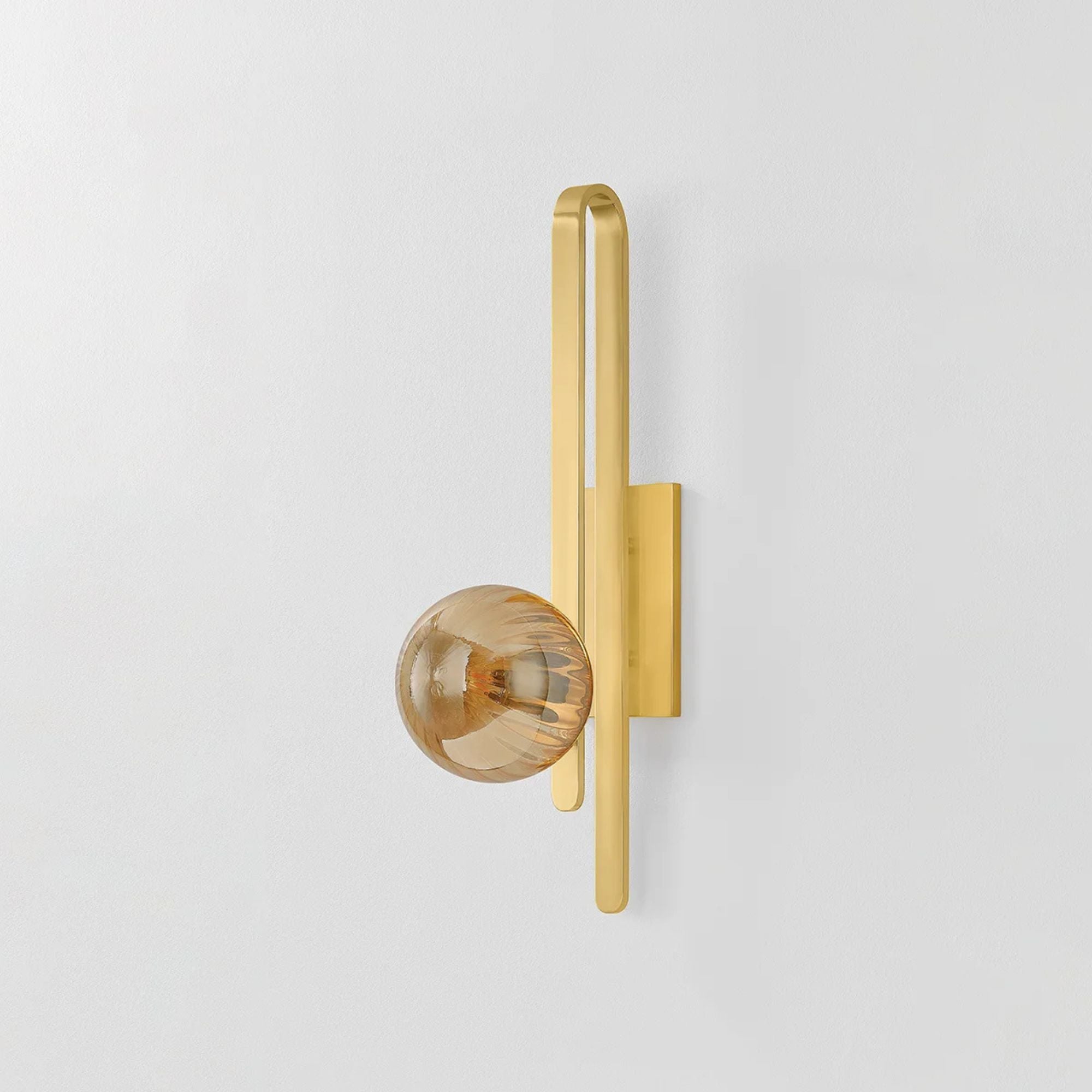 Cronus 25" Wall Sconce, Vintage Polished Brass Finish