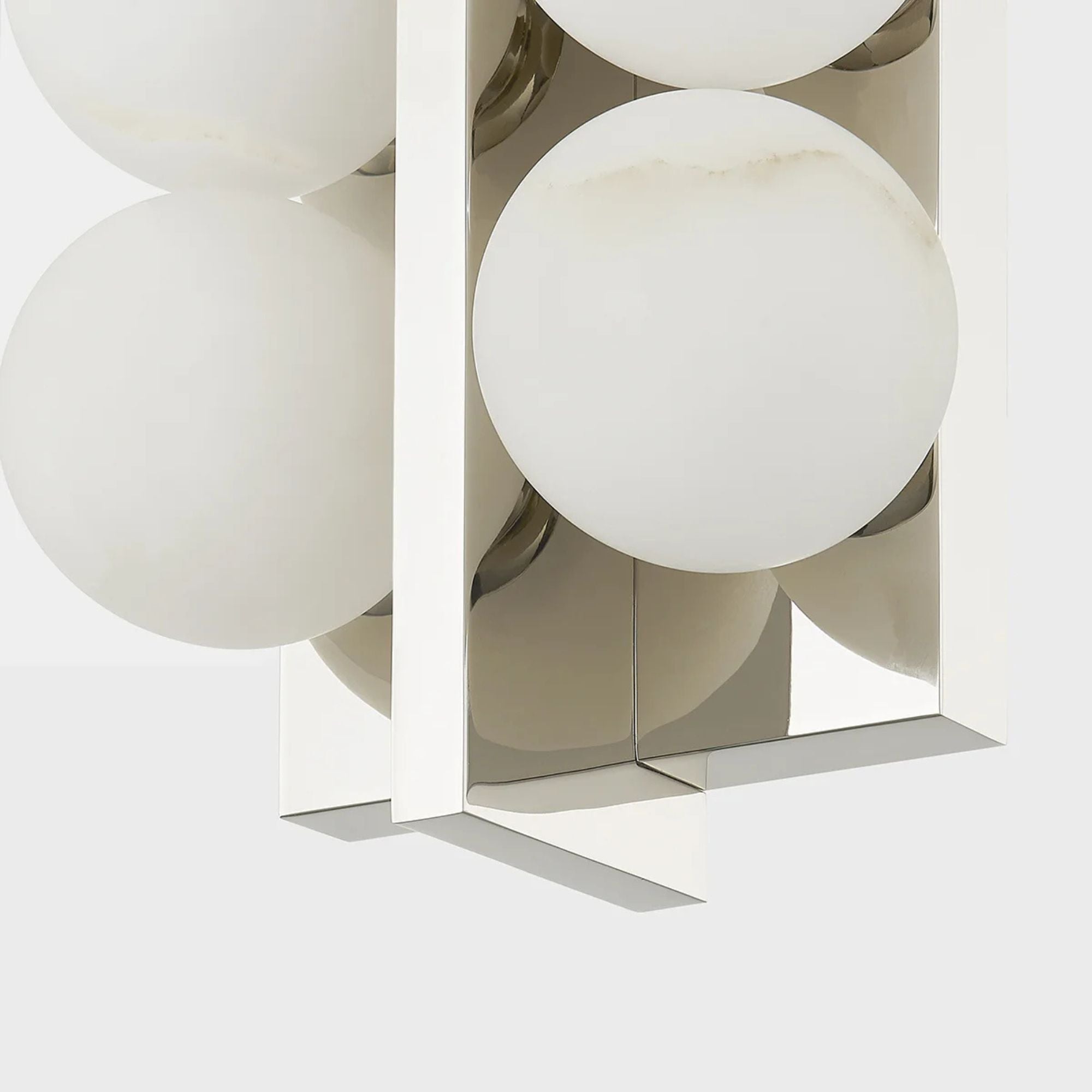 Emille 12" Wall Sconce, Polished Nickel Finish