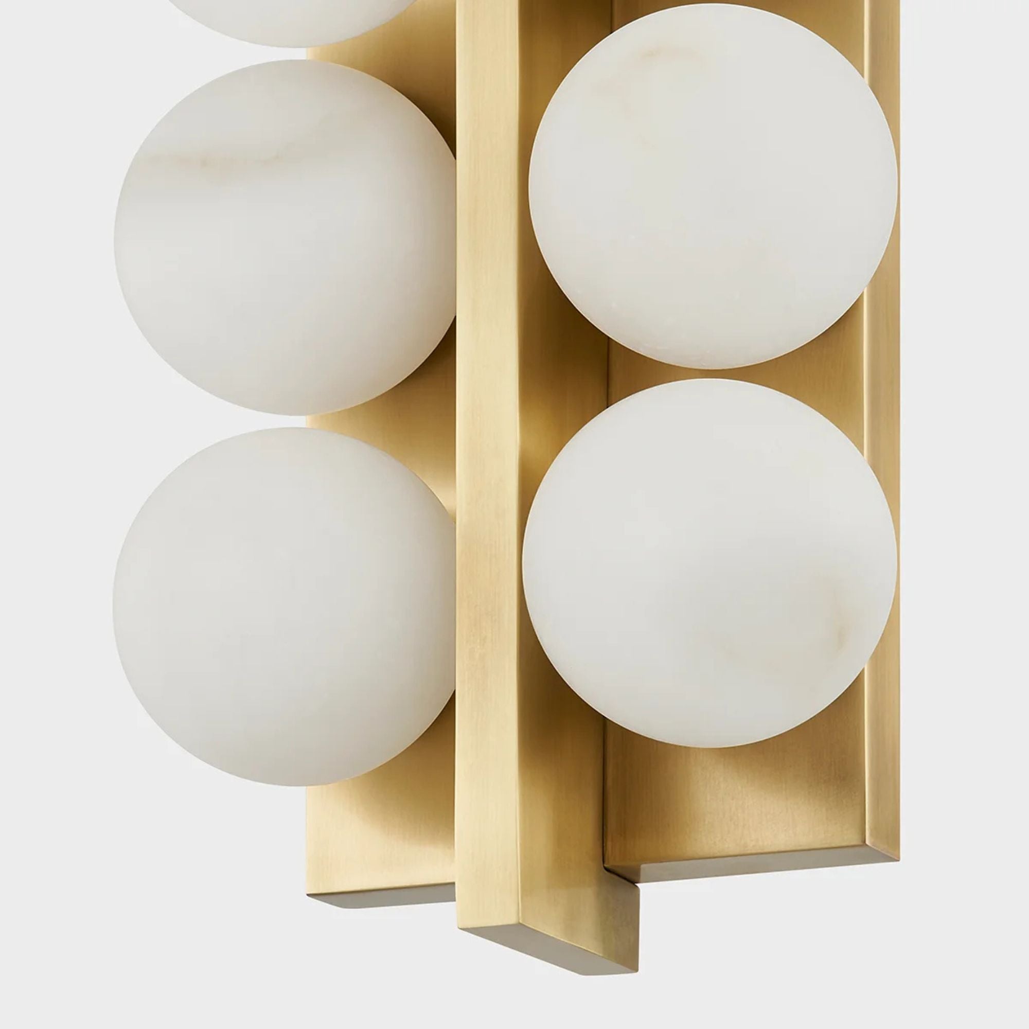 Emille 12" Wall Sconce, Vintage Brass Finish