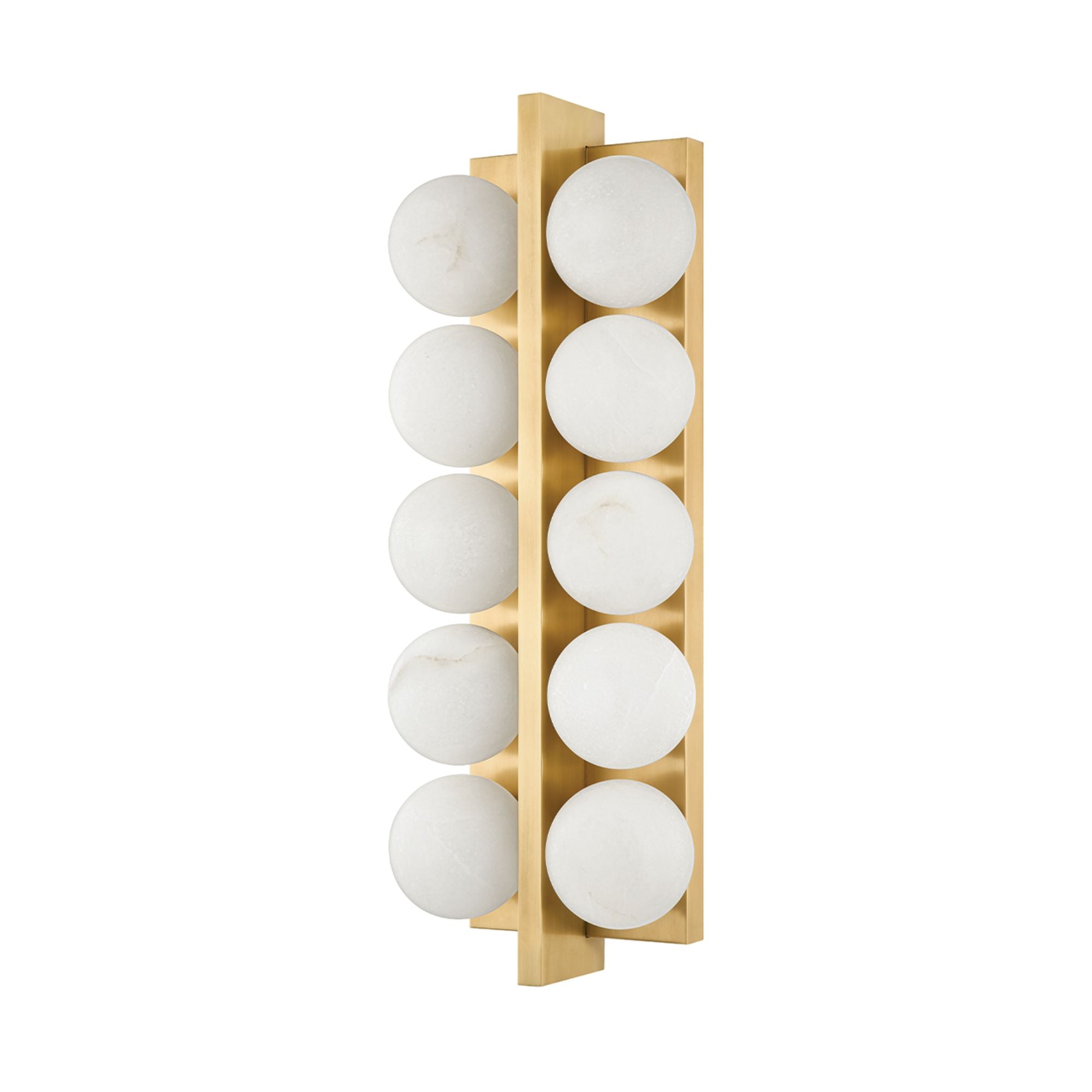 Emille 18" Wall Sconce, Vintage Brass Finish