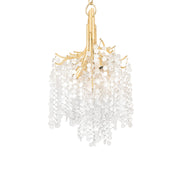 Genoa 27" 5-Light Chandelier, Gold Leaf Finish