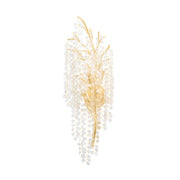 Genoa 31" 3-Light Wall Sconce, Gold Leaf Finish