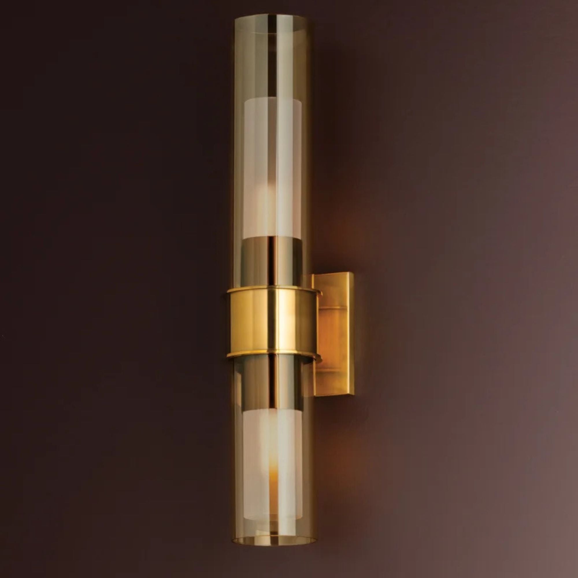 Granada 22" 2-Light Wall Sconce, Vintage Polished Brass Finish