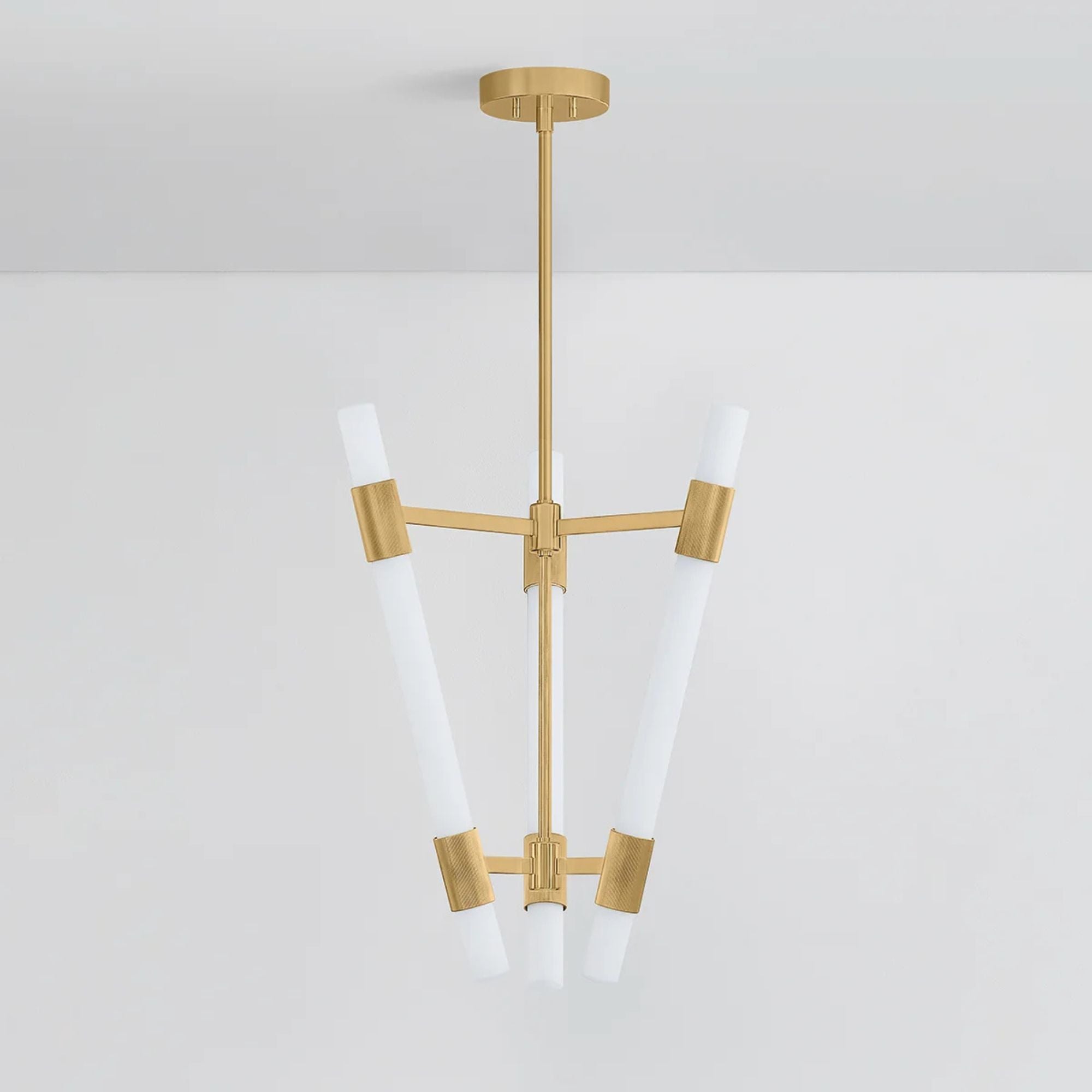 Krakow 27" LED Lantern, Vintage Brass Finish