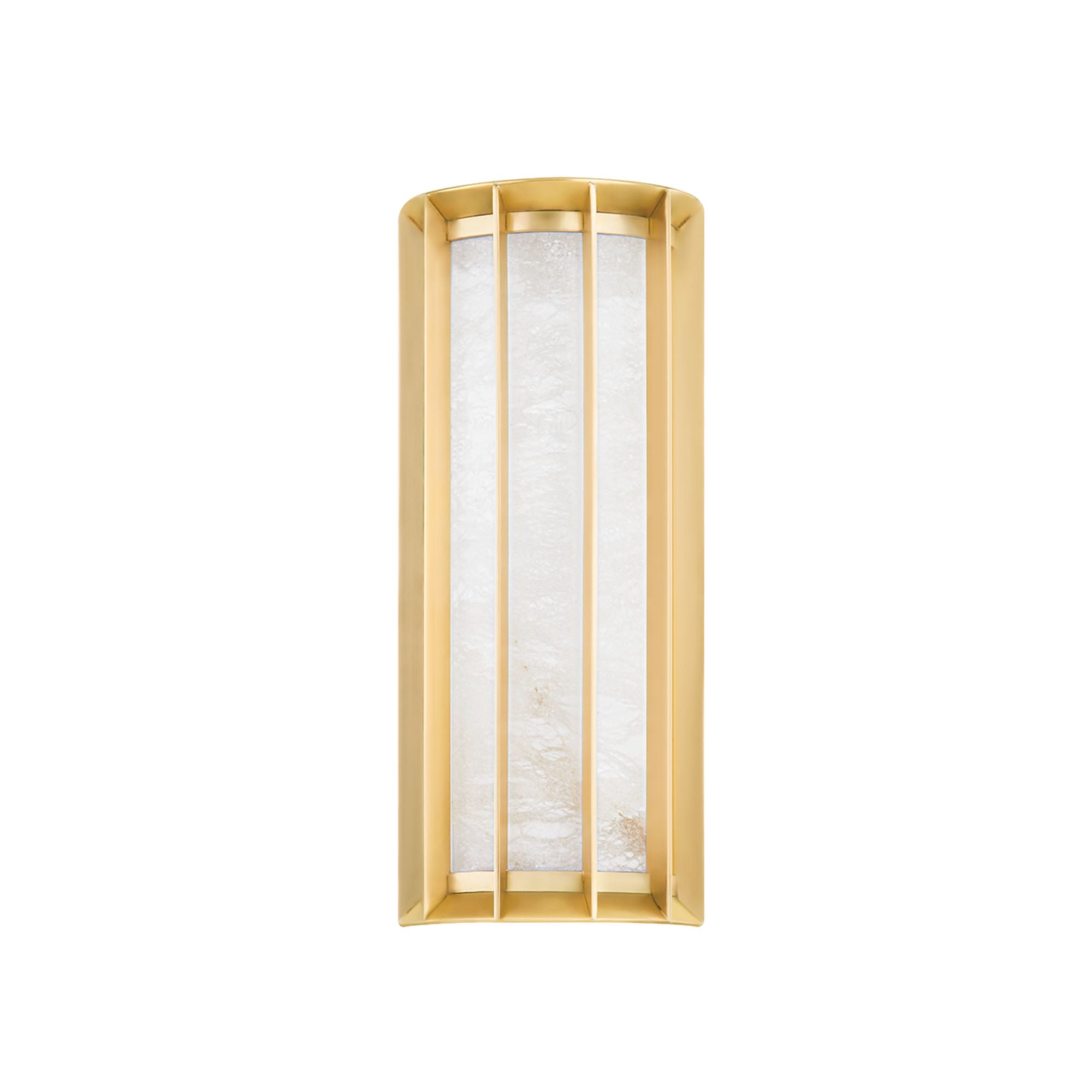 Leda 14" LED Wall Sconce, Vintage Brass Finish