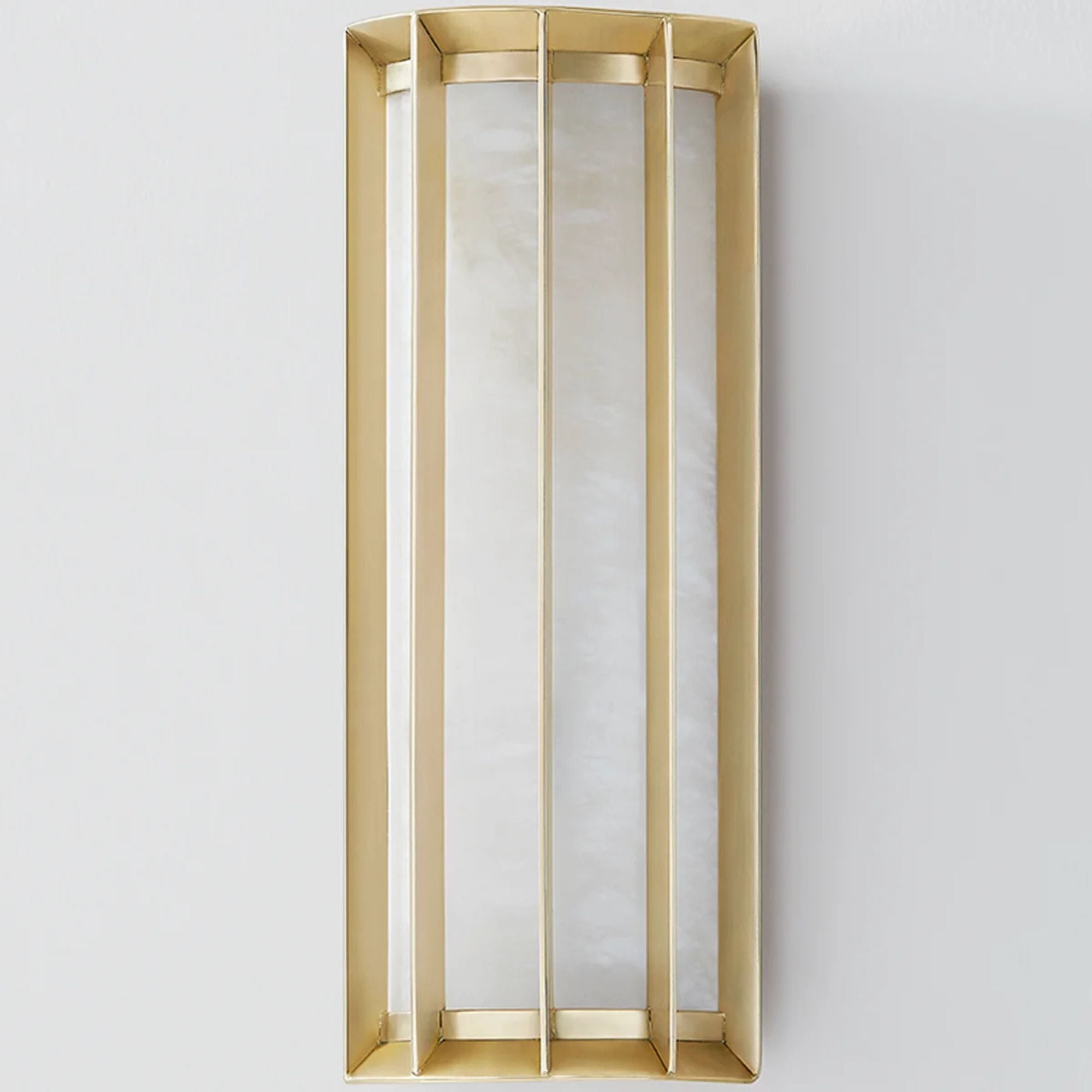 Leda 14" LED Wall Sconce, Vintage Brass Finish