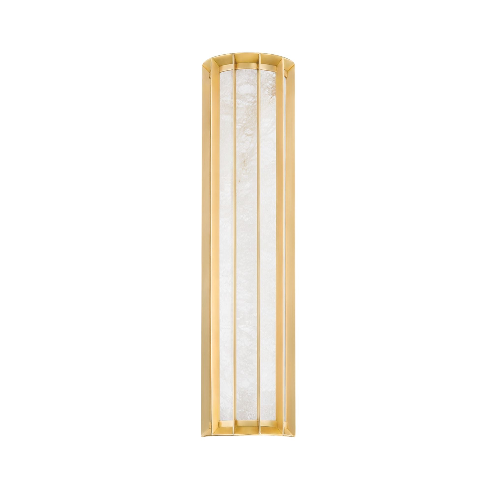 Leda 24" LED Wall Sconce, Vintage Brass Finish