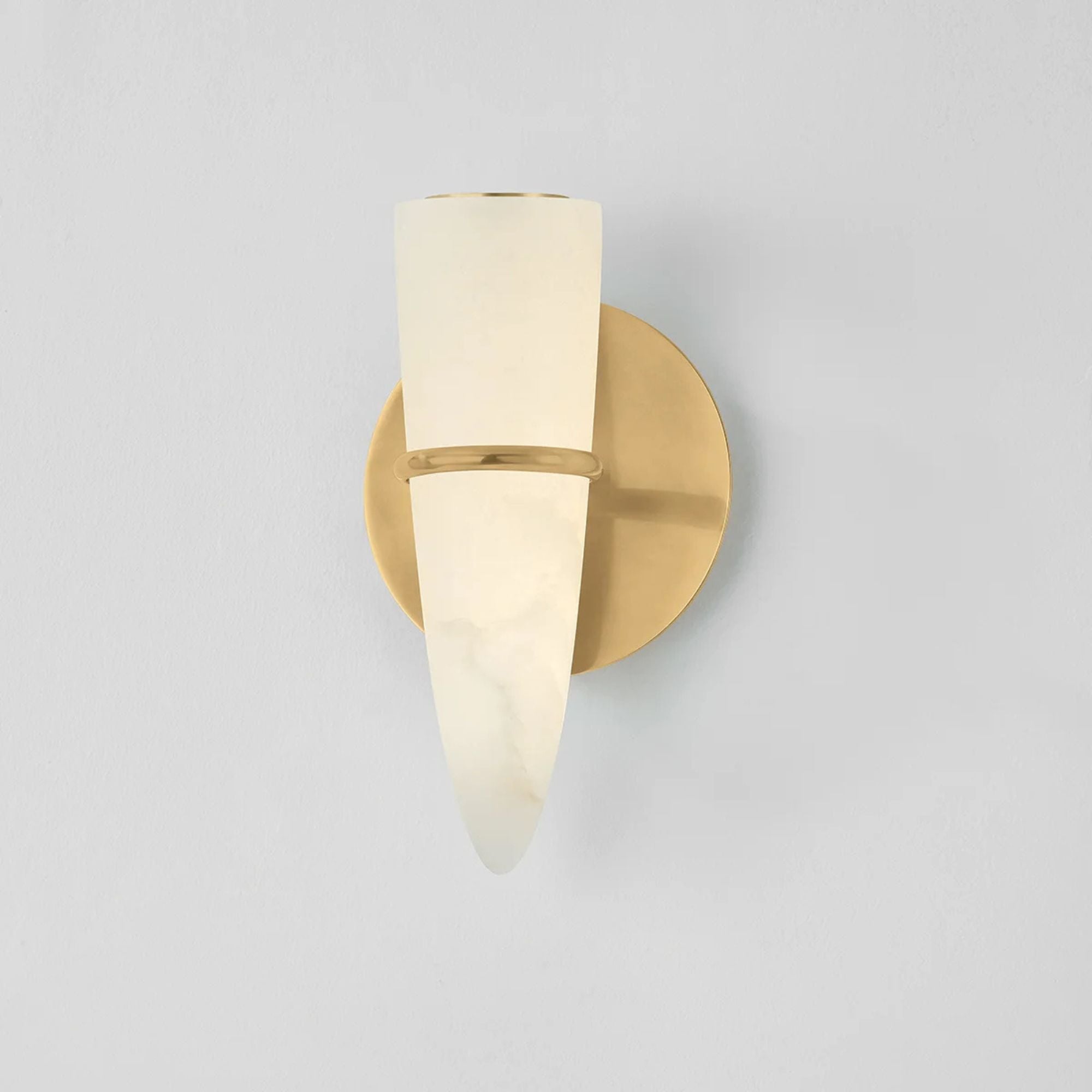 Lombardy 10" LED Wall Sconce, Vintage Brass Finish