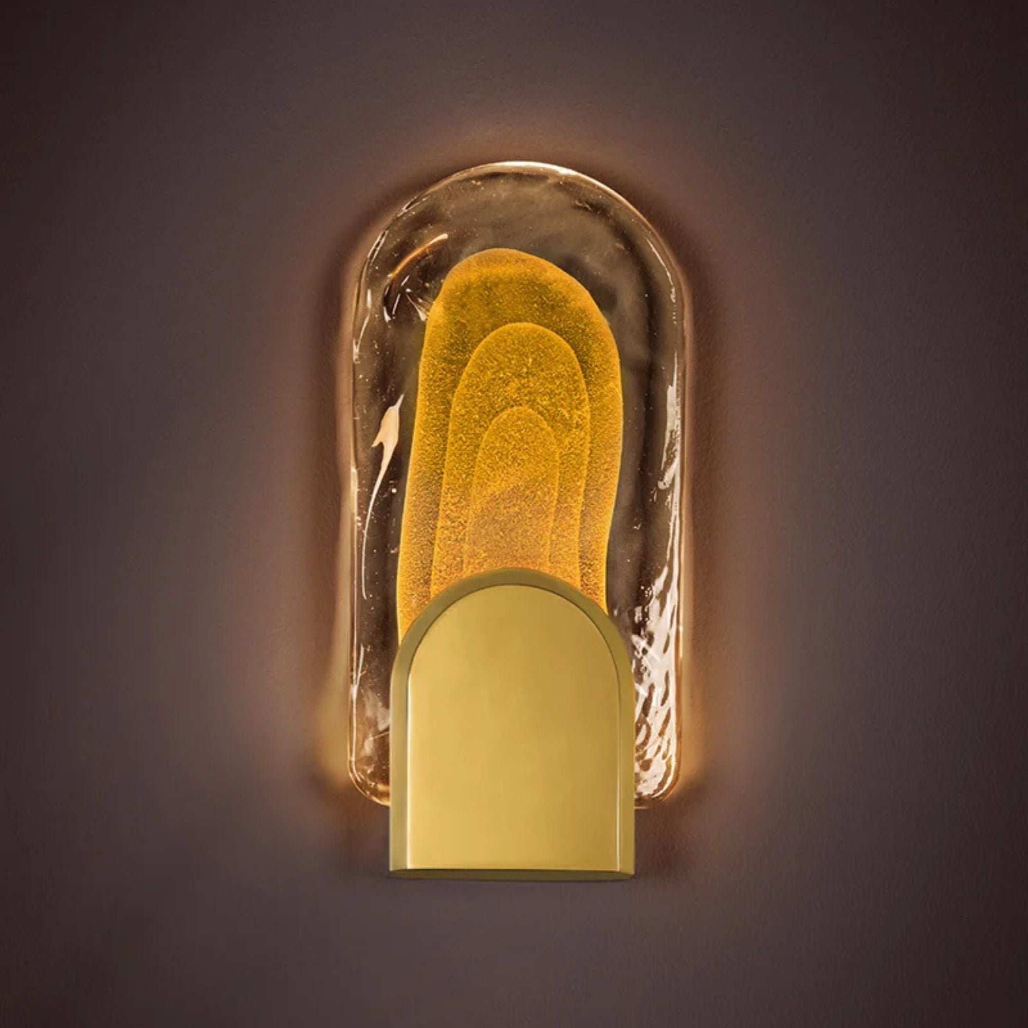 Morganite 17" LED Wall Sconce, Vintage Brass Finish