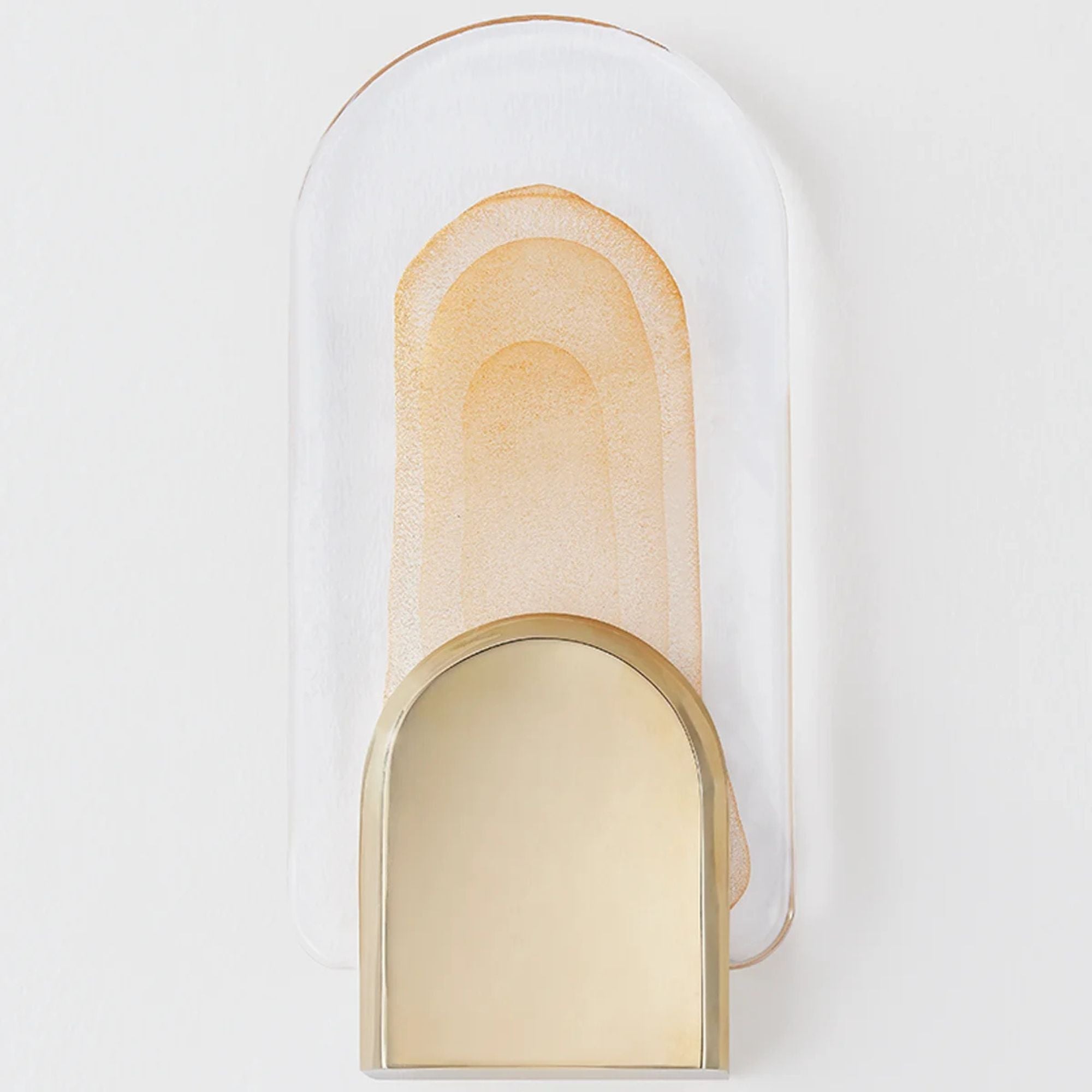 Morganite 17" LED Wall Sconce, Vintage Brass Finish