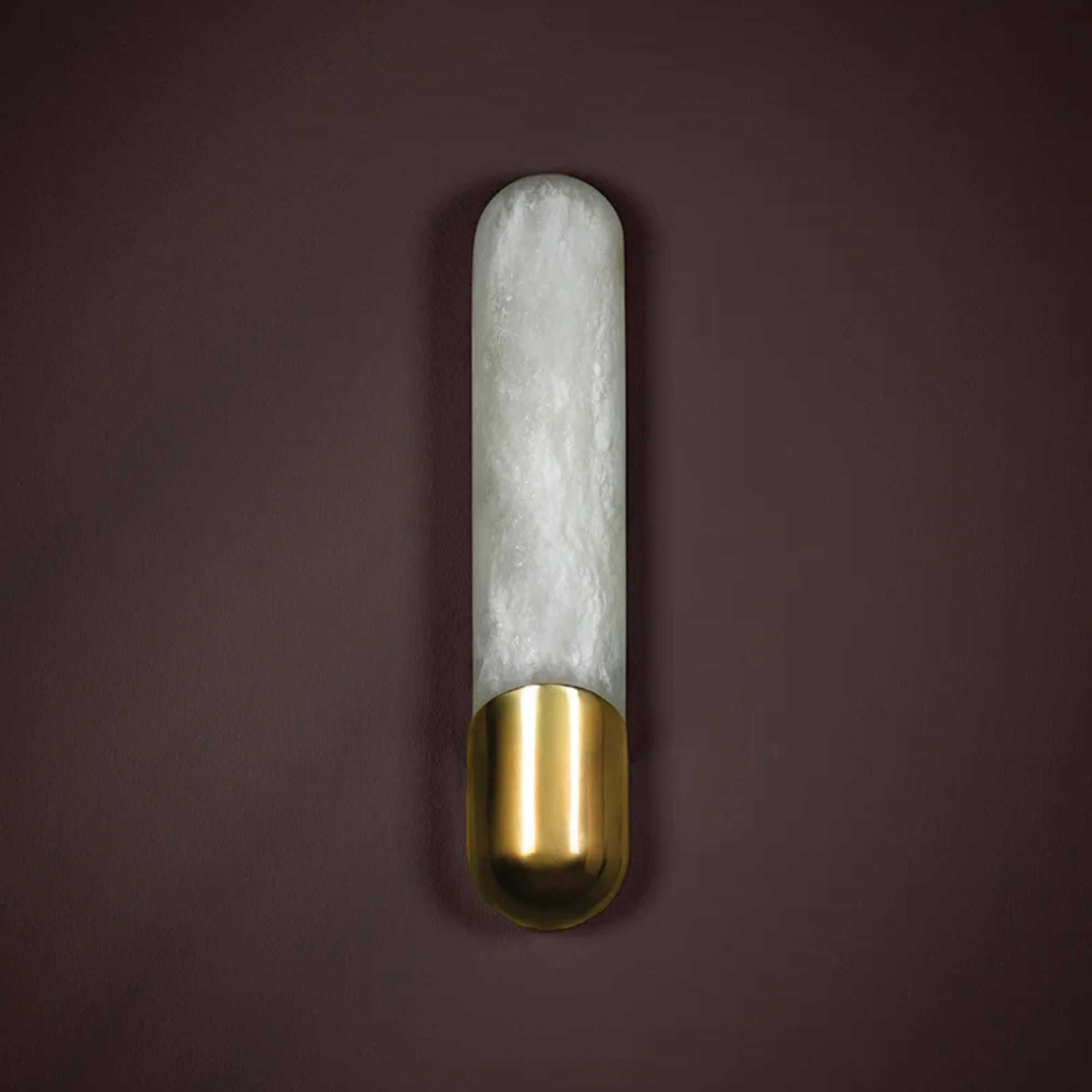 Rome 19" LED Wall Sconce, Vintage Brass Finish