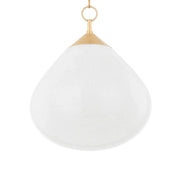 Semilla 17" Pendant, Vintage Brass Finish