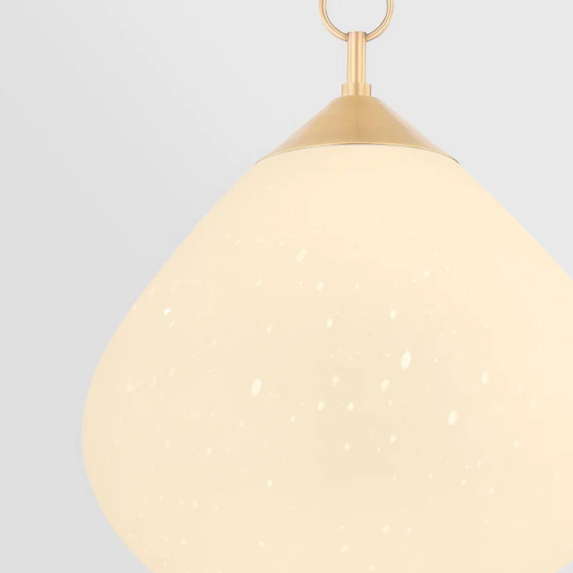 Semilla 17" Pendant, Vintage Brass Finish