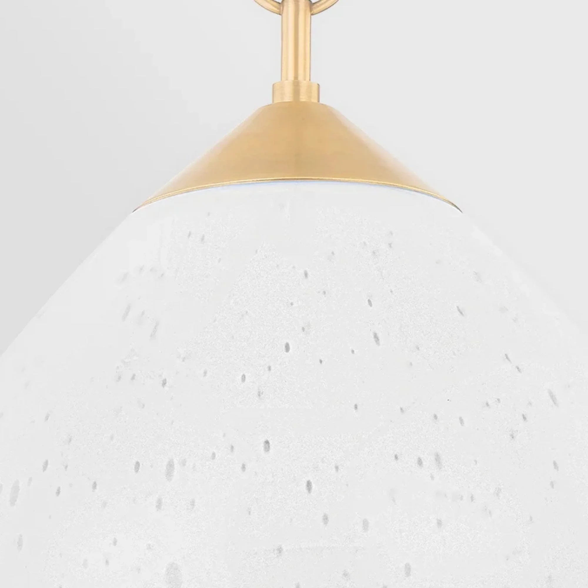 Semilla 17" Pendant, Vintage Brass Finish