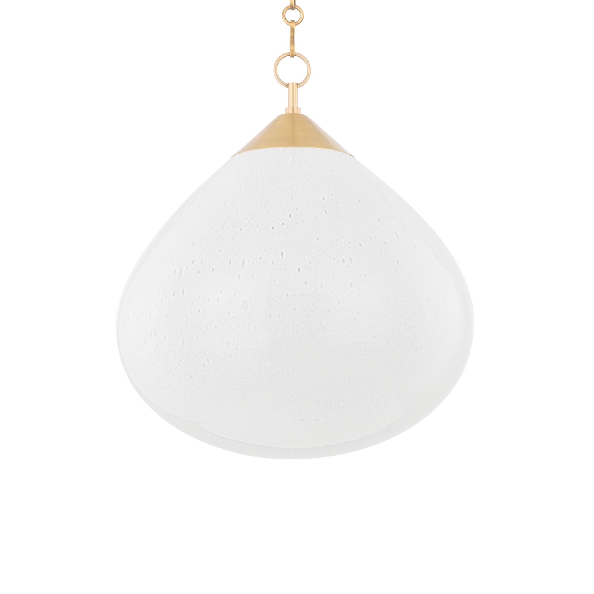 Semilla 21" Pendant, Vintage Brass Finish