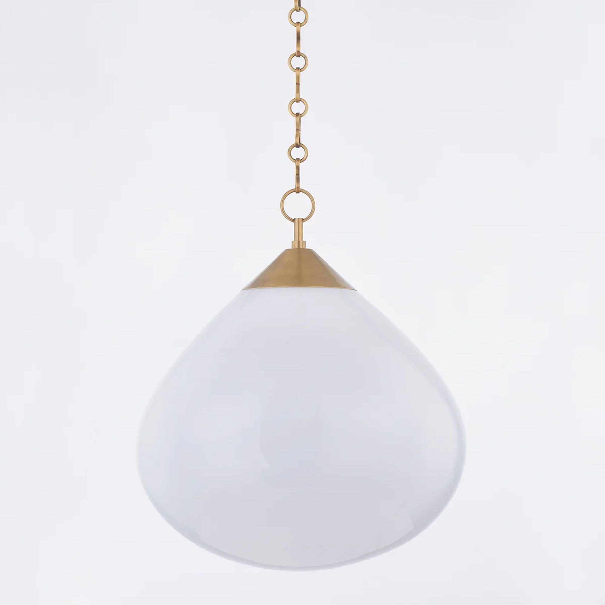Semilla 21" Pendant, Vintage Brass Finish