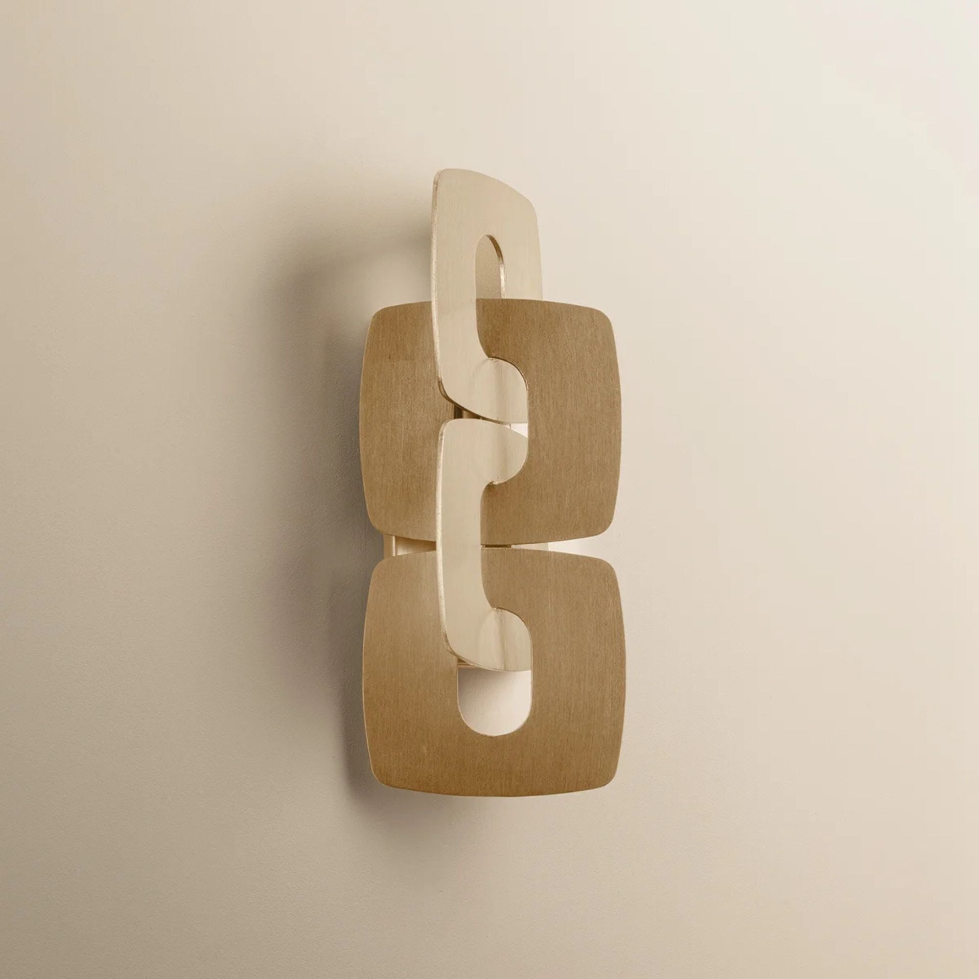 Trentino 20" 2-Light Wall Sconce, Stria Gold Leaf Finish