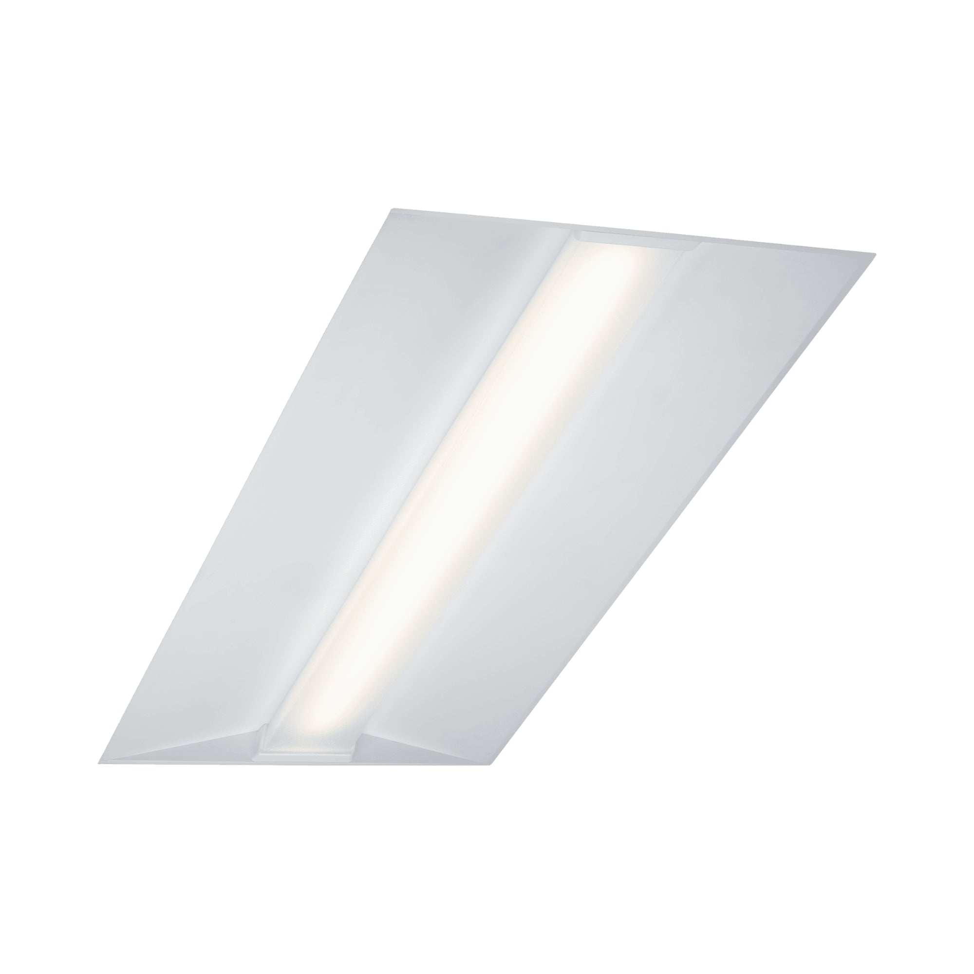 2 x 4 Center Basket LED Troffer Light, 4000 Lumens, 120/277V