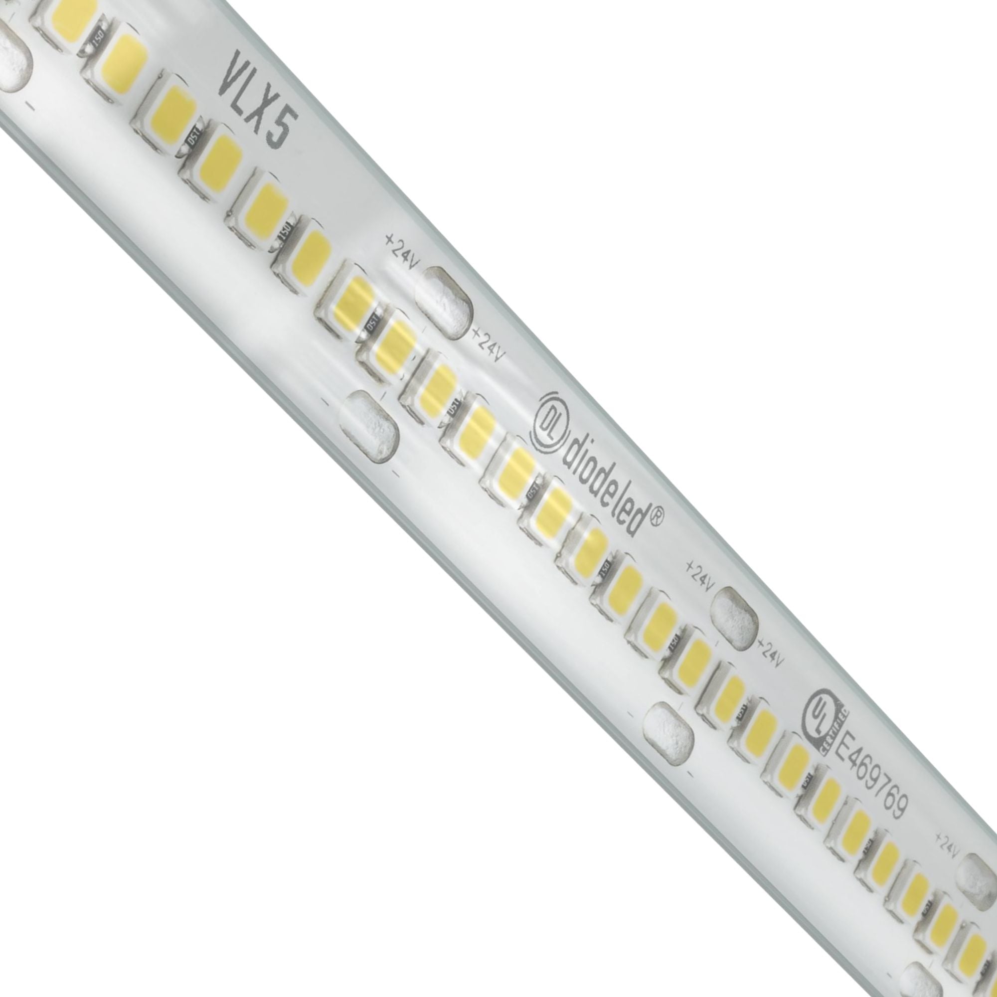 VALENT X, 16.4 ft., High Density LED Tape Light, IP65, 3500K, 492 Lumens/ft, 24V