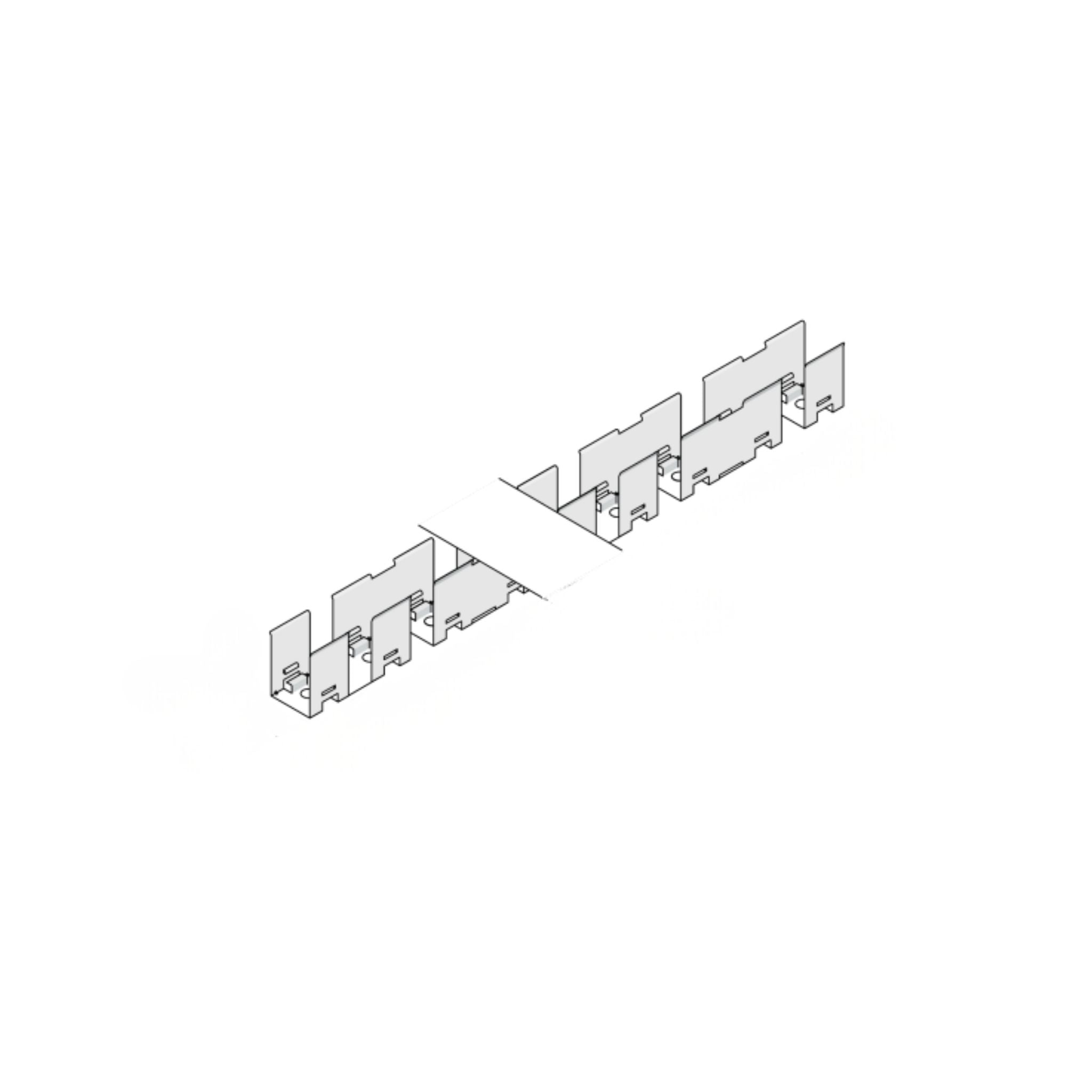 Diode LED DI-LIN-3D-SPINE-39 Mounting Spine Channel 39 in. White
