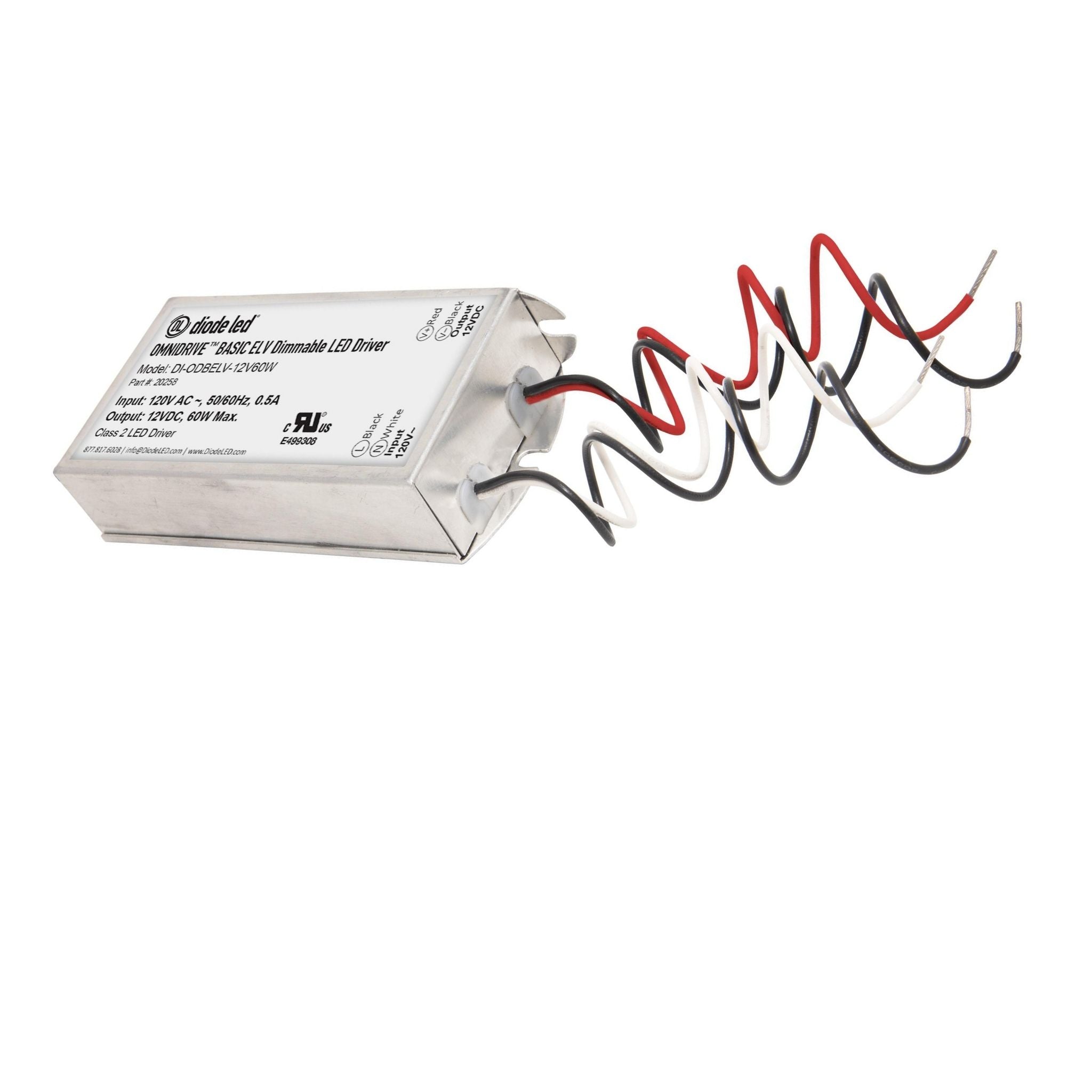 DIODE LED DI-ODBELV OMNIDRIVE® BASICS Electronic Dimmable Driver | 12V & 24V