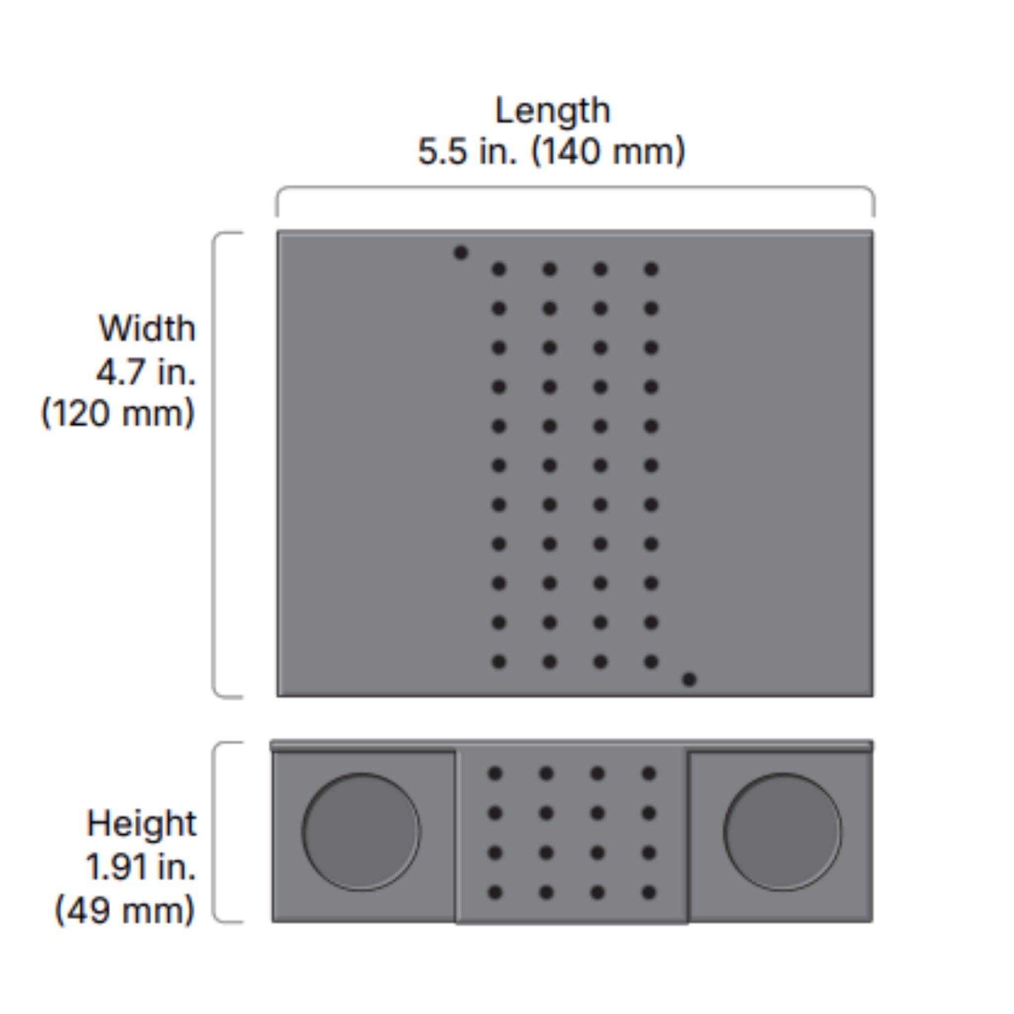 Diode LED 60W LED Driver 24V DC, Dimmable, Integrated Junction Box, Indoor Use - 120V
