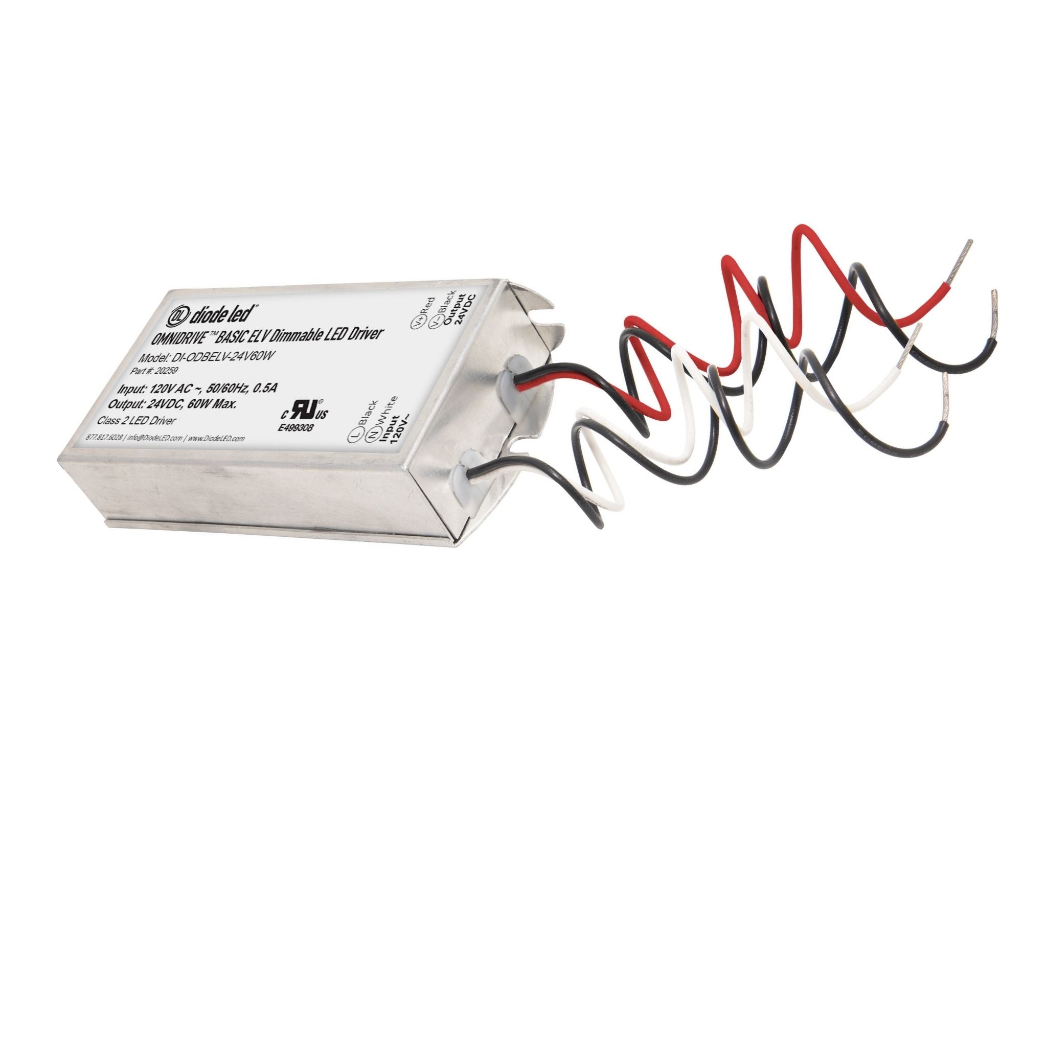 DIODE LED DI-ODBELV OMNIDRIVE® BASICS Electronic Dimmable Driver | 12V & 24V