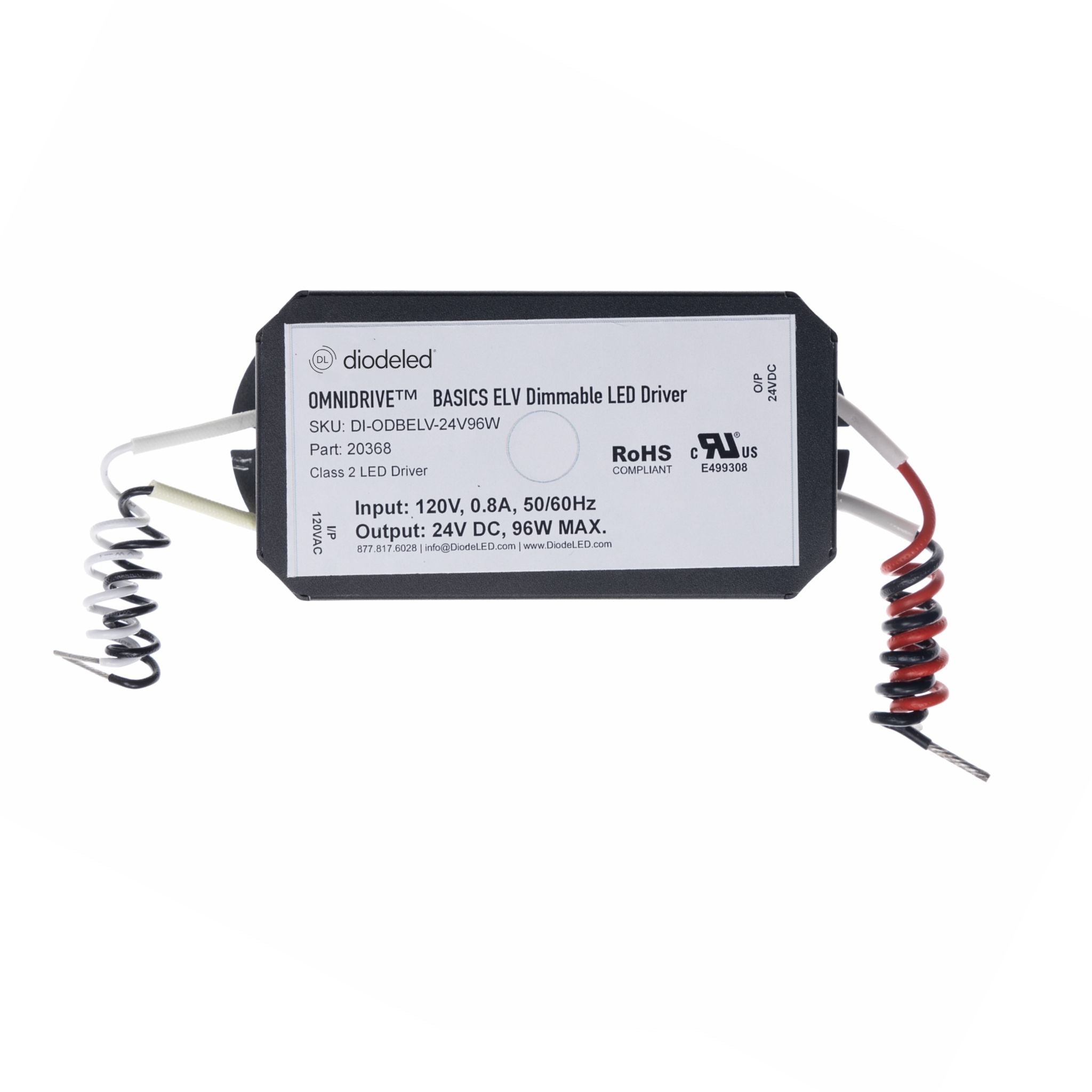 DIODE LED DI-ODBELV OMNIDRIVE® BASICS Electronic Dimmable Driver | 12V & 24V