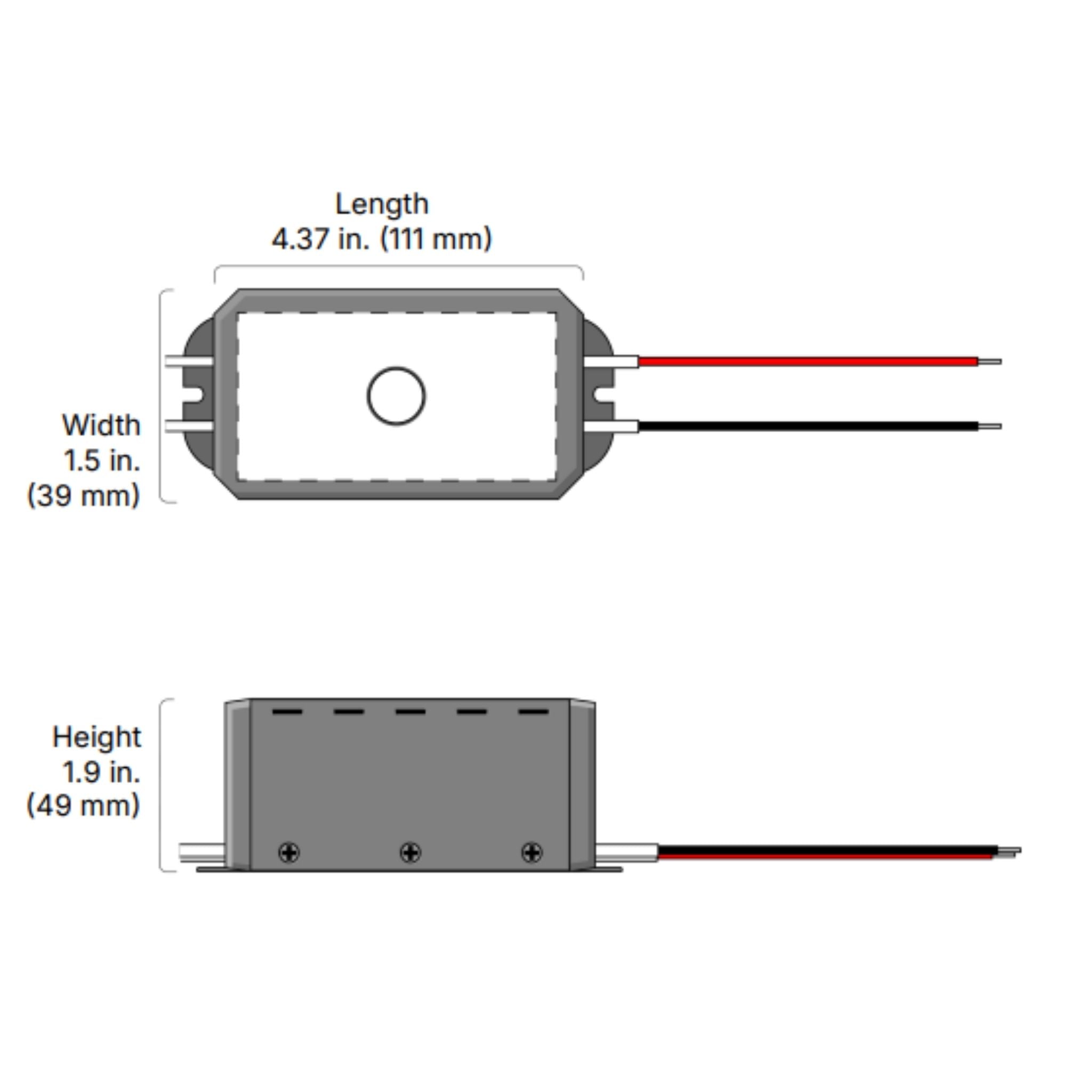 Diode LED ODBELV 96W LED Driver 24V Dimmable, Indoor Use - 120V