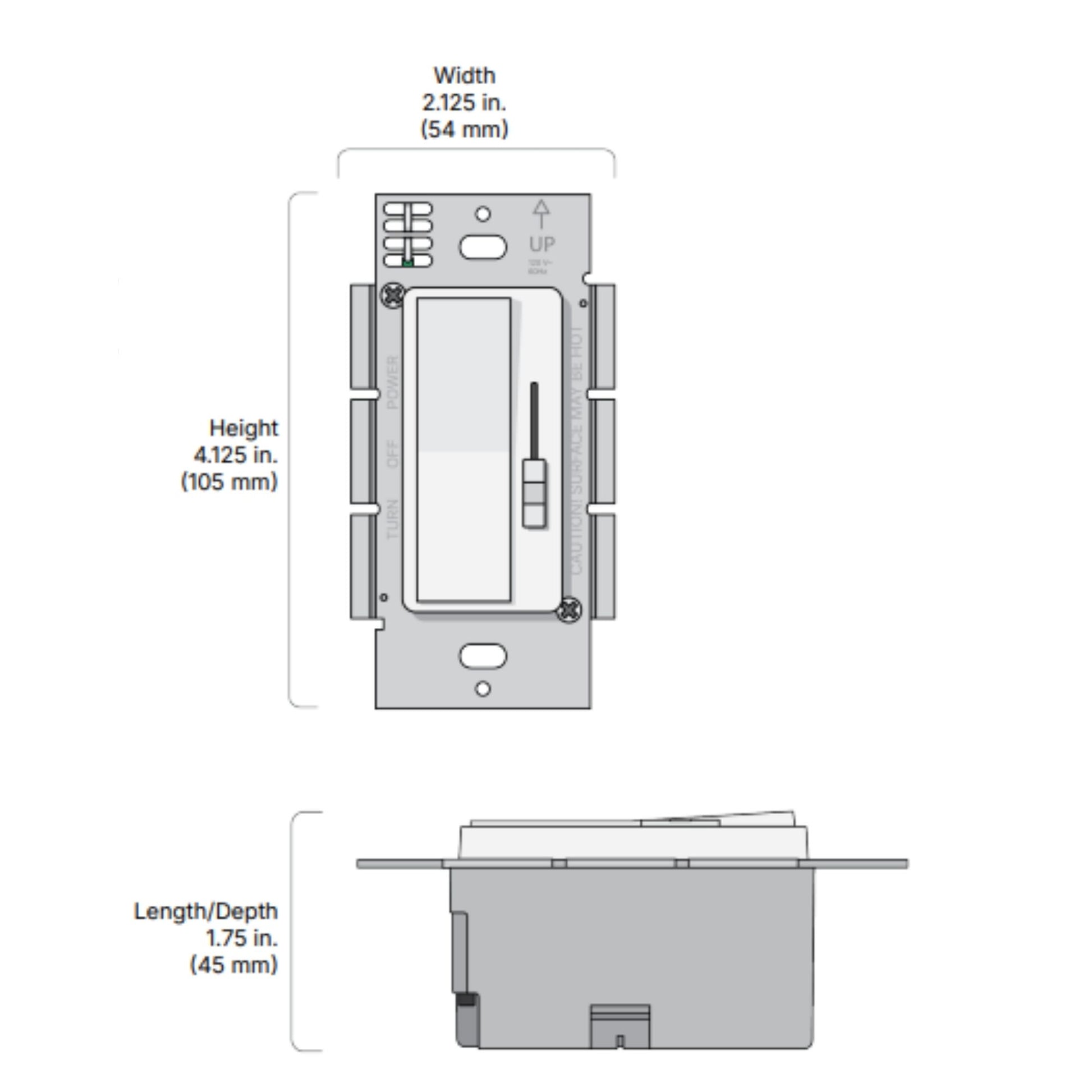 SWITCHEX+R1 40 Watts, 12VDC LED Driver and Dimmer Switch - Bees Lighting
