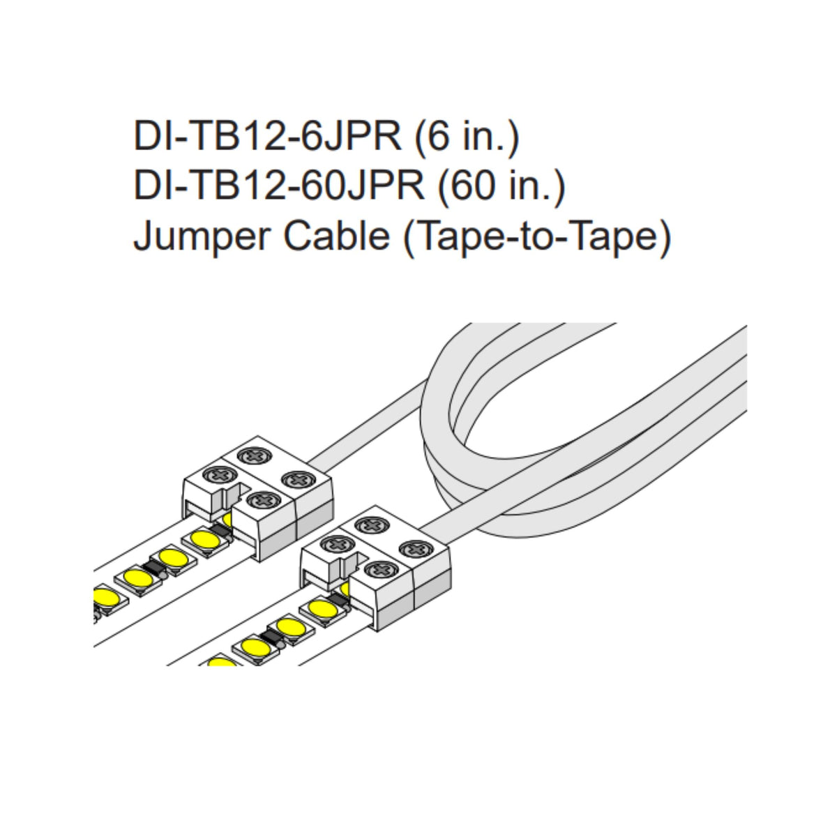 Diode LED 12mm Tape Light Terminal Block Connector