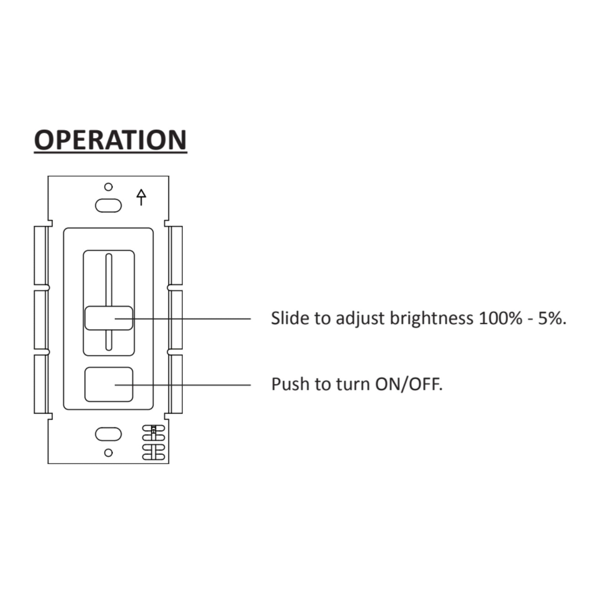 SWITCHEX 60 Watts, 24VDC LED Driver and Dimmer Switch - Bees Lighting