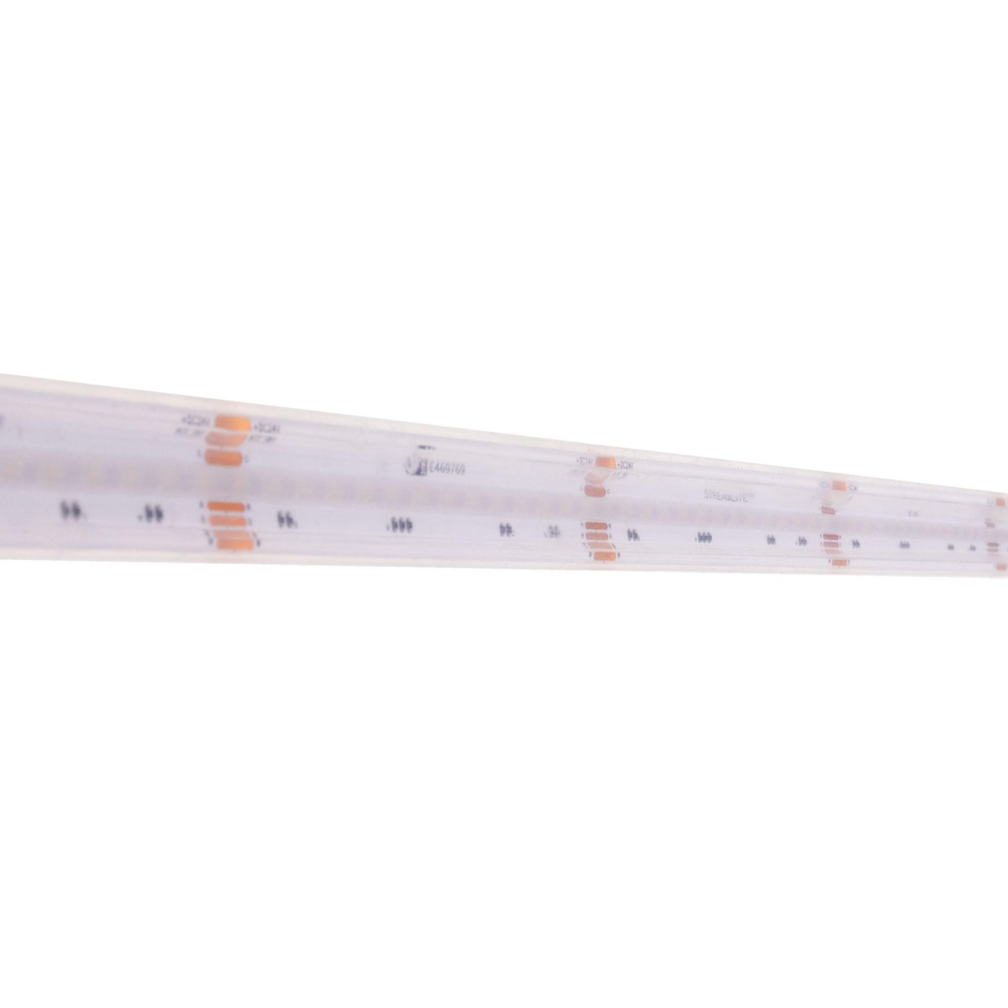 Streamlite RGBW Wet Location LED Tape Light, 16.4Ft Reel, 258 Lm/Ft, 24V