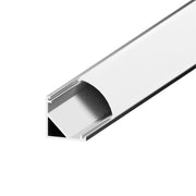 Diode LED DI-CHB-S45-96W-10 S45-Series 96 in. Rounded Corner White Channel with Frosted Lens, Pack of 10