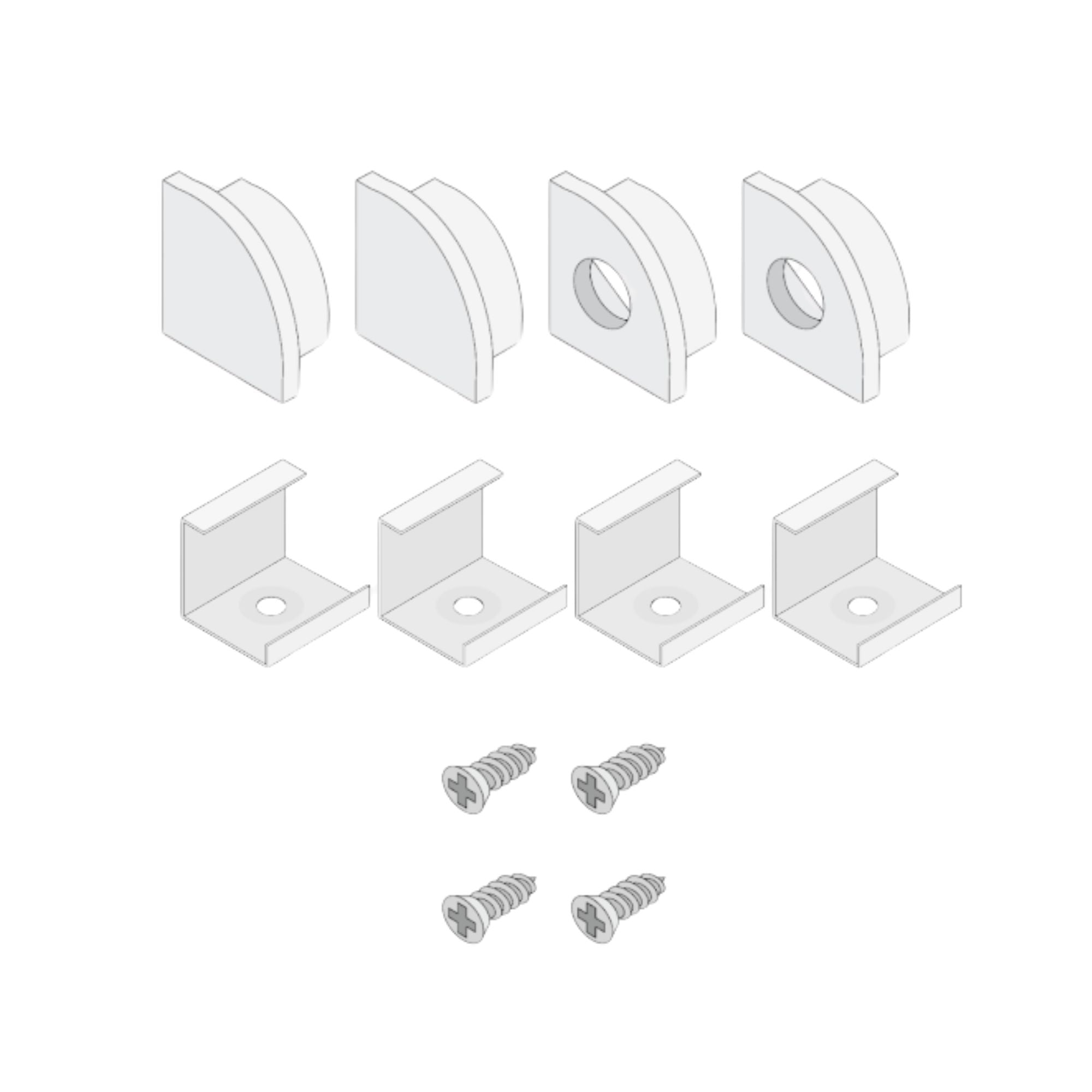 Diode LED DI-CHB-S45-ACCW Accessory Pack for S45 White Channels