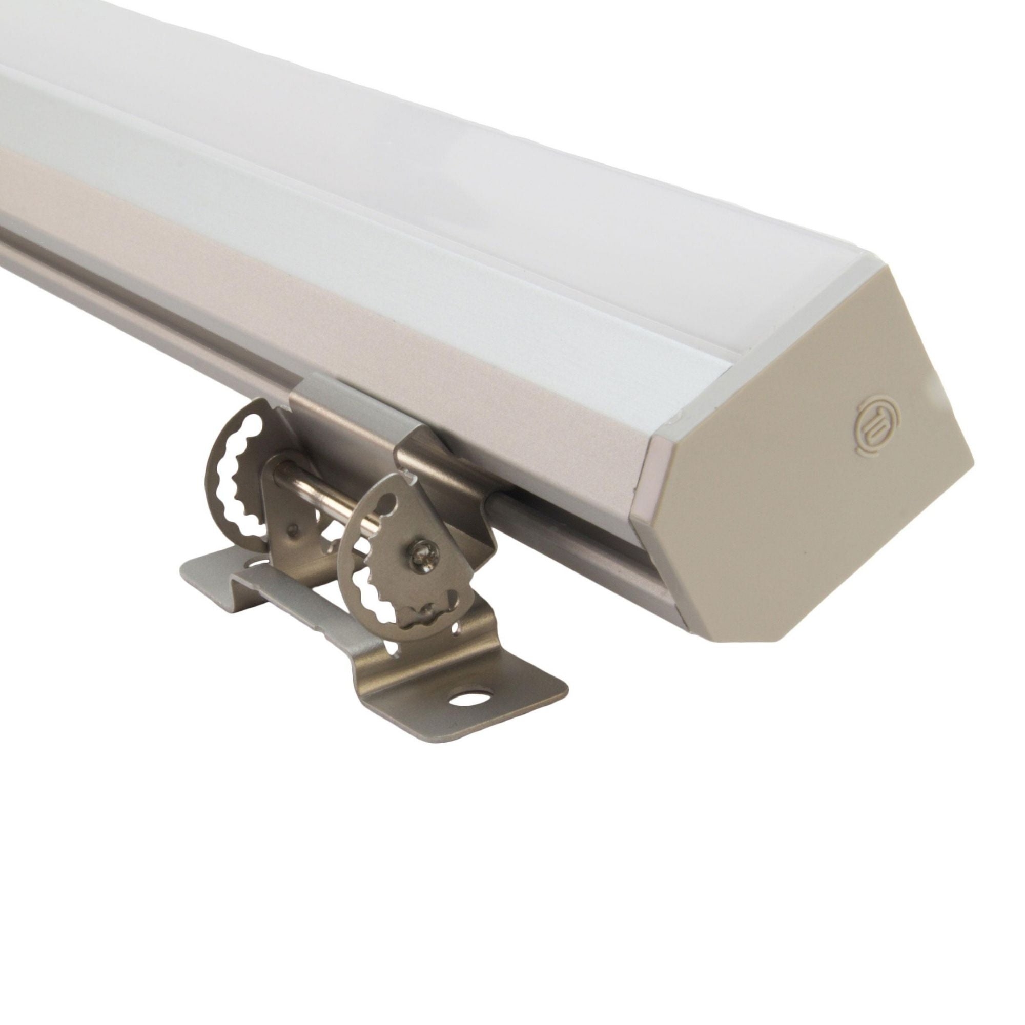96" 45 Degree LED Channel, White, Pack of 10 - Bees Lighting