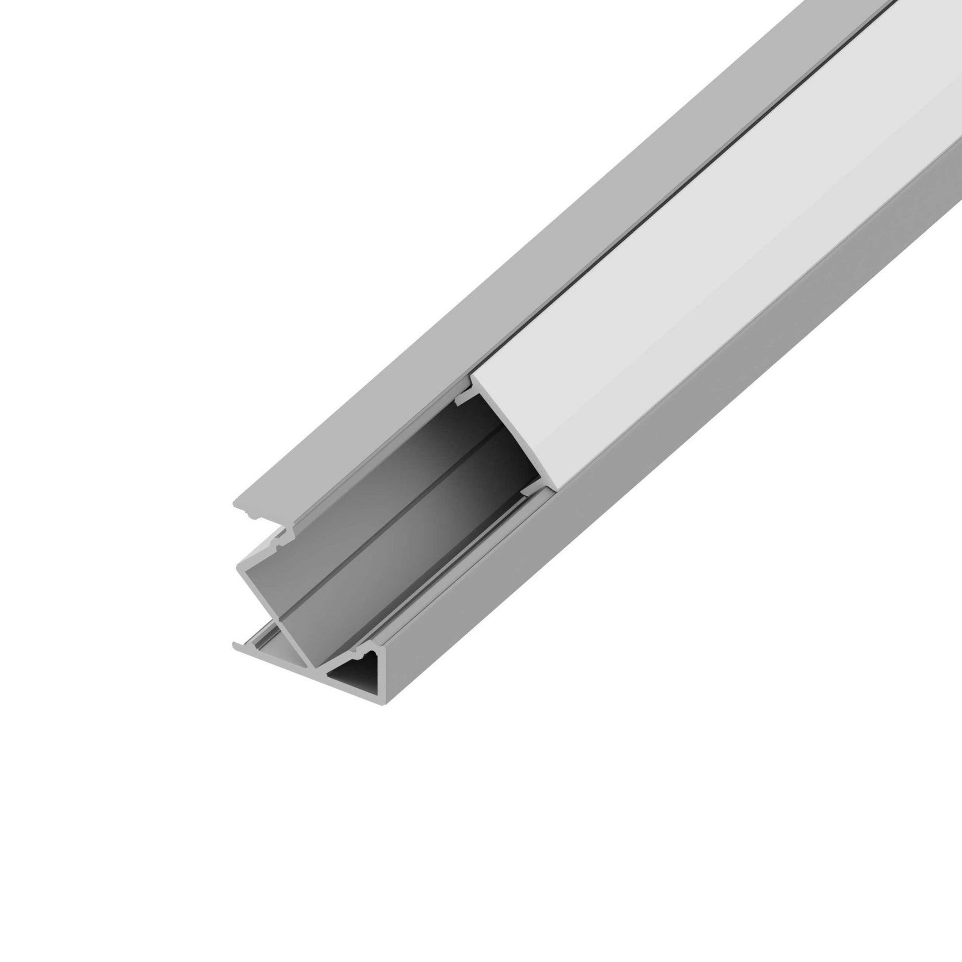 48" 45 Degree DECO Aluminum Channel - Bees Lighting