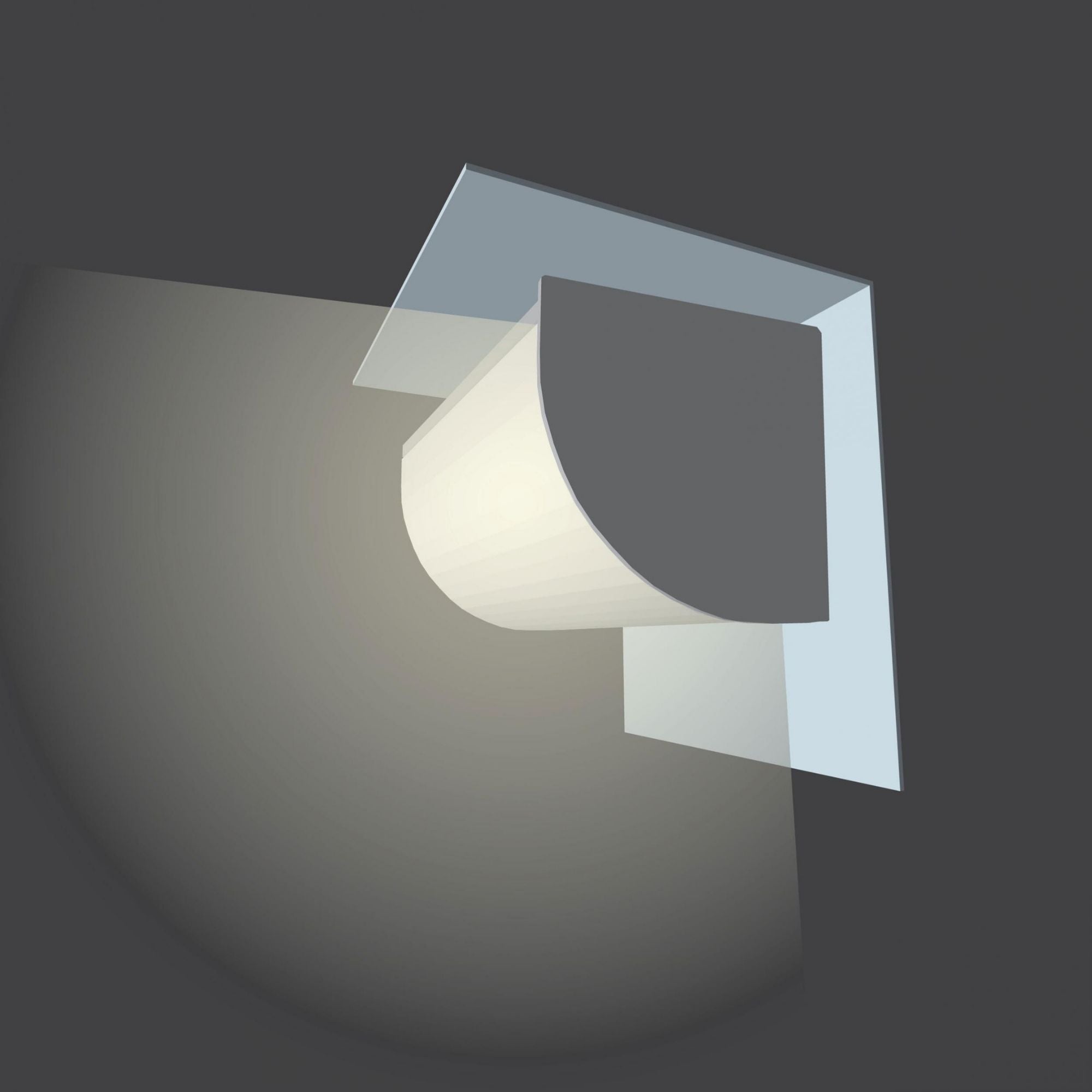 48" 20mm Rounded Corner Aluminum Channel - Bees Lighting