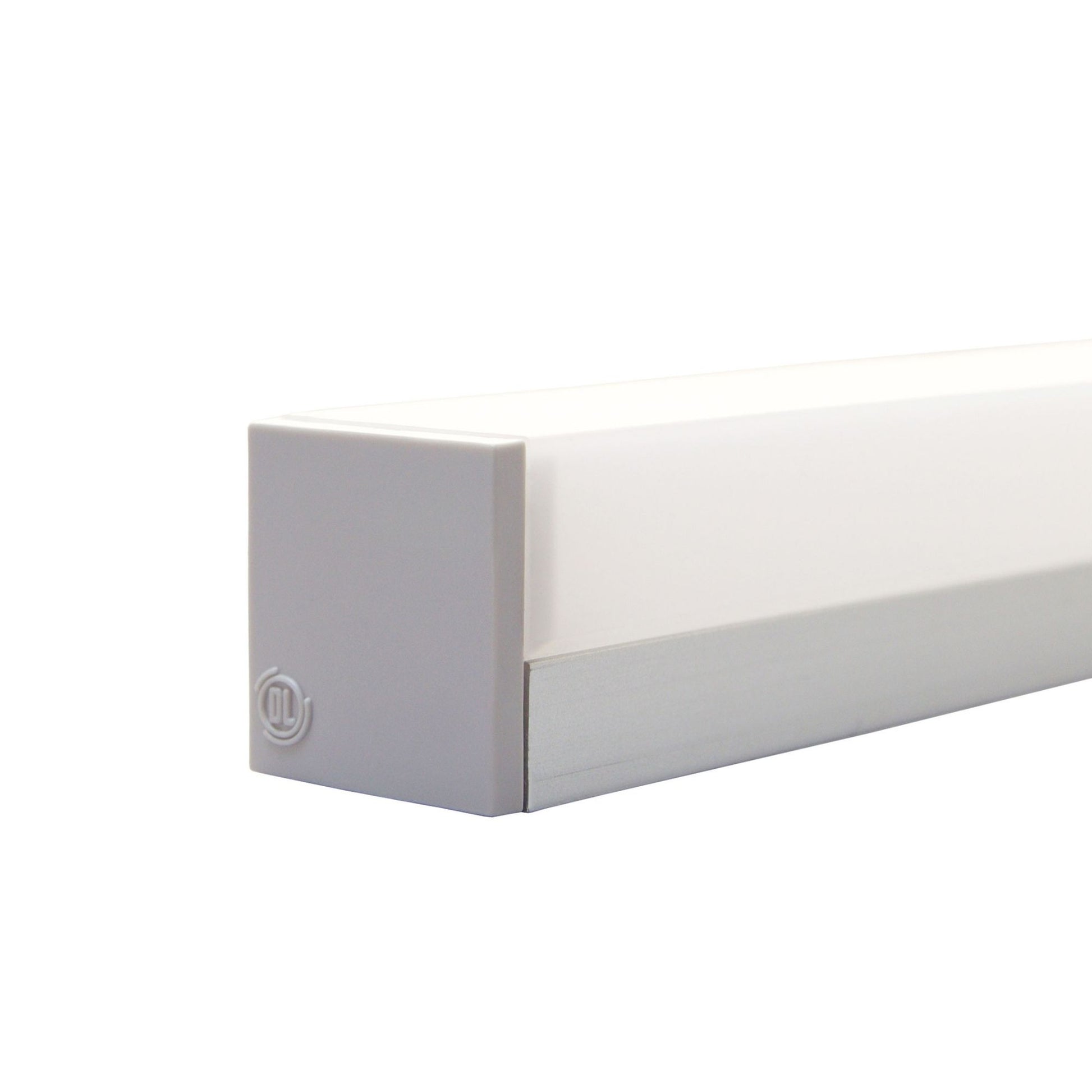 48" Slim Channel with Premium Diffusion Lens, Black - Bees Lighting