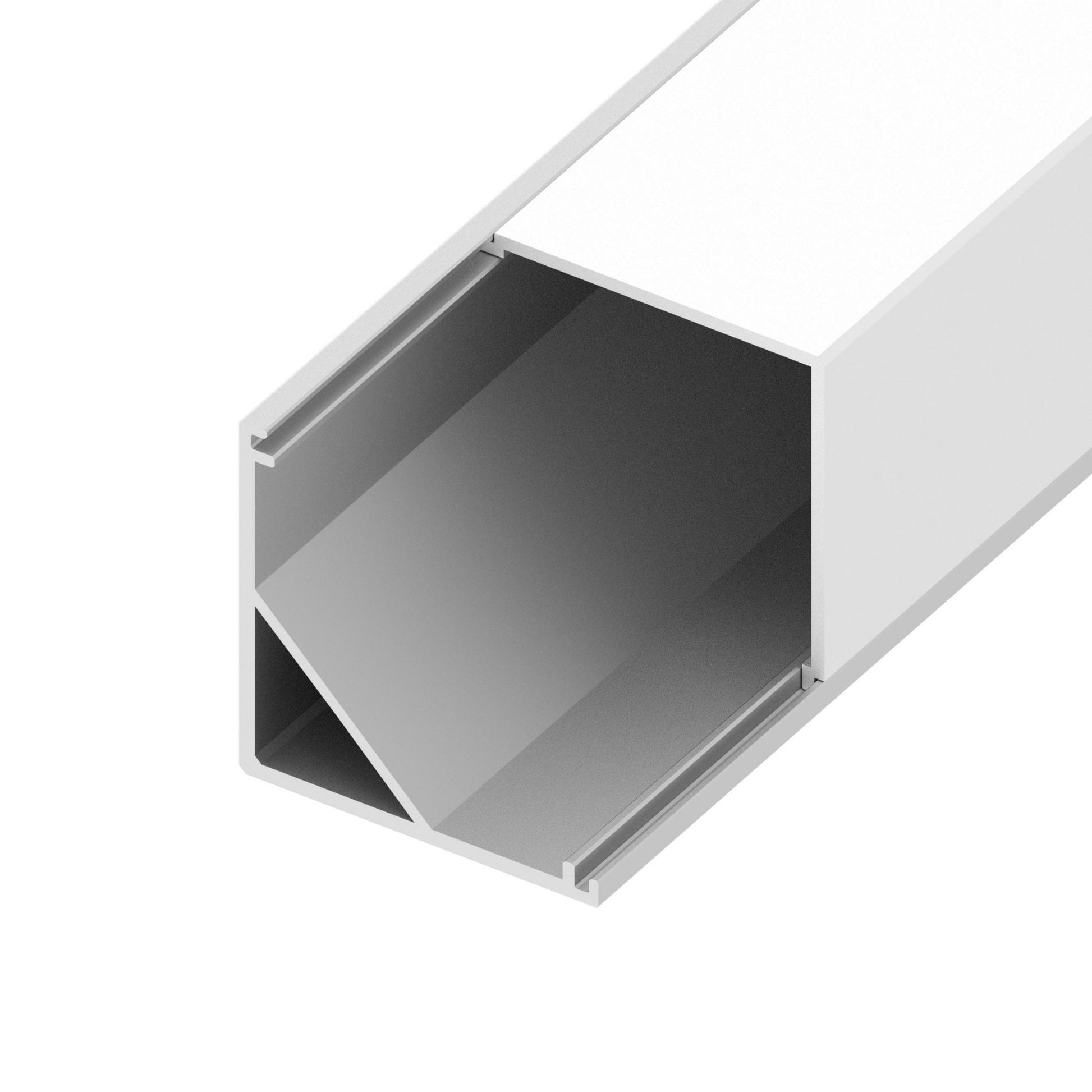48" 20mm Square Corner Channel - Bees Lighting