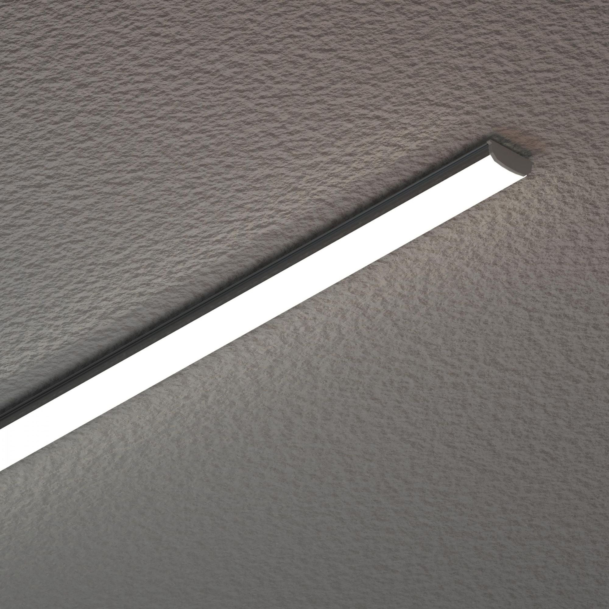 48" Waveform Channel, Flexible profile for curved surfaces - Bees Lighting