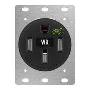 Enerlites 66500HW-BK 50A NEMA 14-50R Weather-Resistant Flush Mount EV/RV Outlet, Black