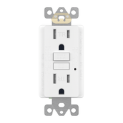 Enerlites GFTRG15-W 15A GFCI Tamper-Resistant Outlet, Self Testing, Self Grounding with LED Indicator Light