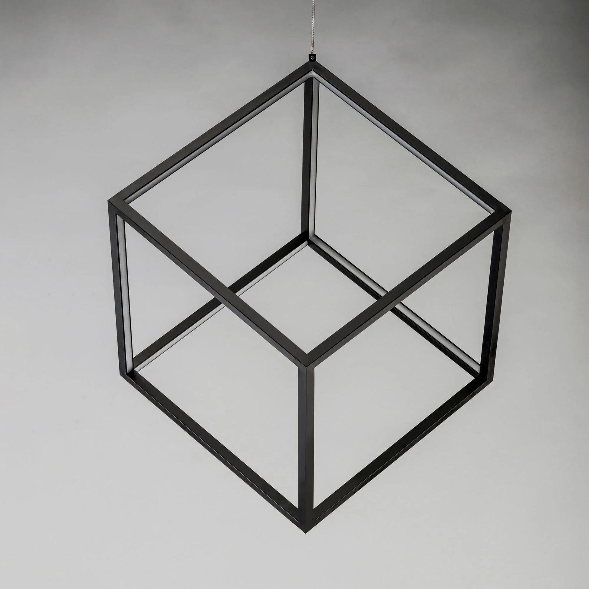 ET2 Lighting - 4 Square 21" LED Pendant, Black Finish | Bees Lighting